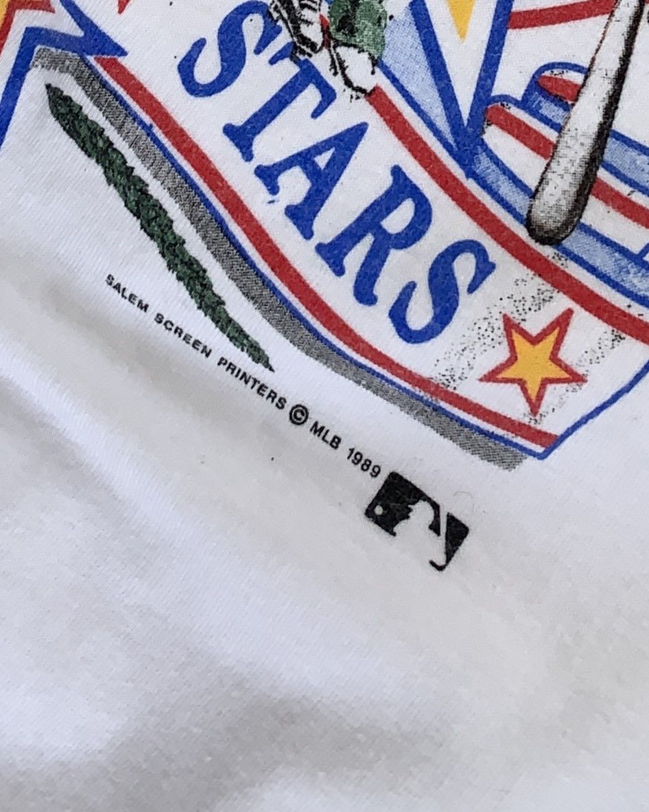 MLB × Salem Sportswear × Vintage 1989 MLB Salem single stitch white t-shirt - XL Size US XL / EU 56 / 4 - 2 Thumbnail