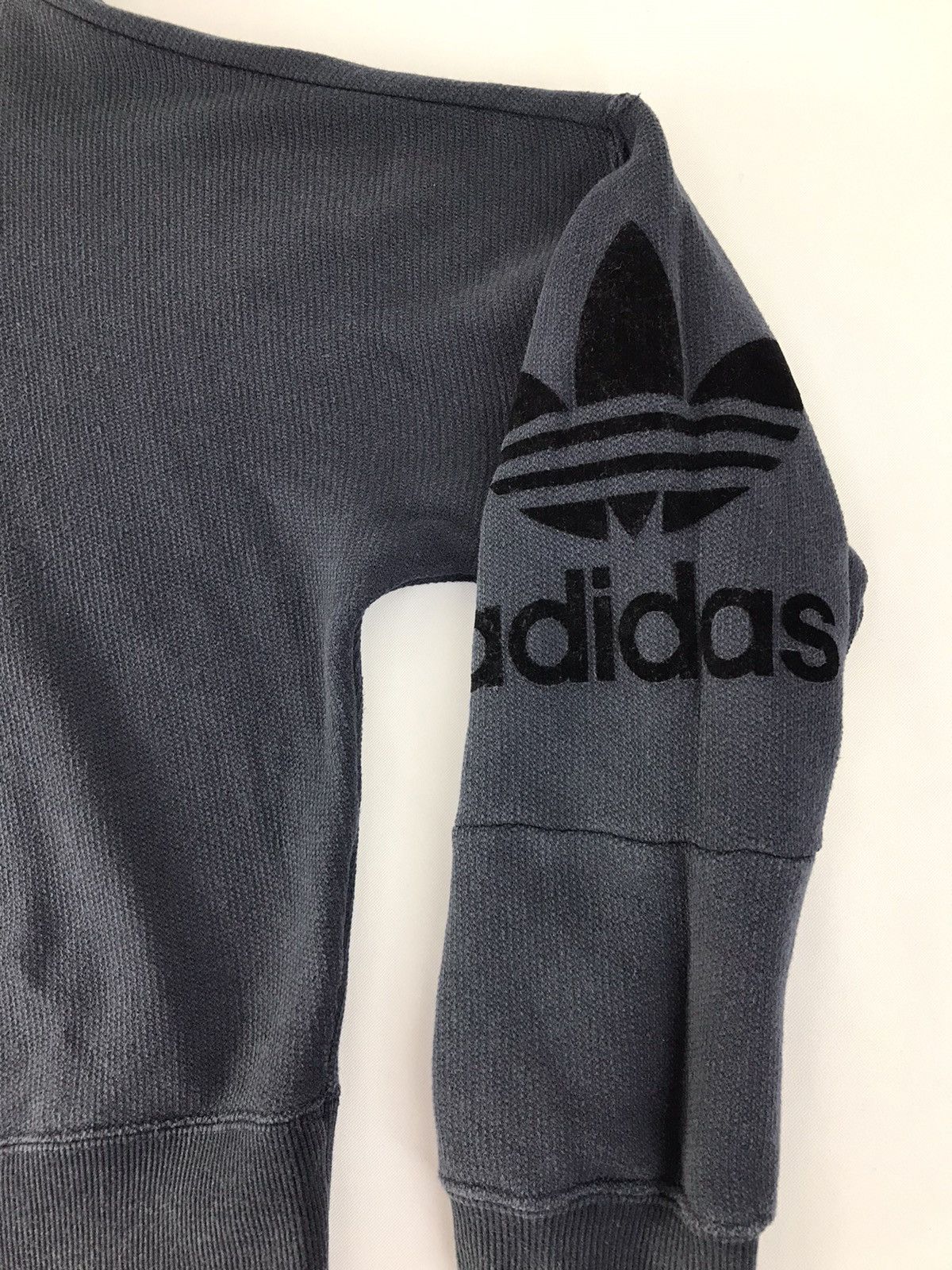 Adidas × Vintage Vintage Sweatshirt Adidas Big Logo Hoodie Style Size US L / EU 52-54 / 3 - 5 Thumbnail