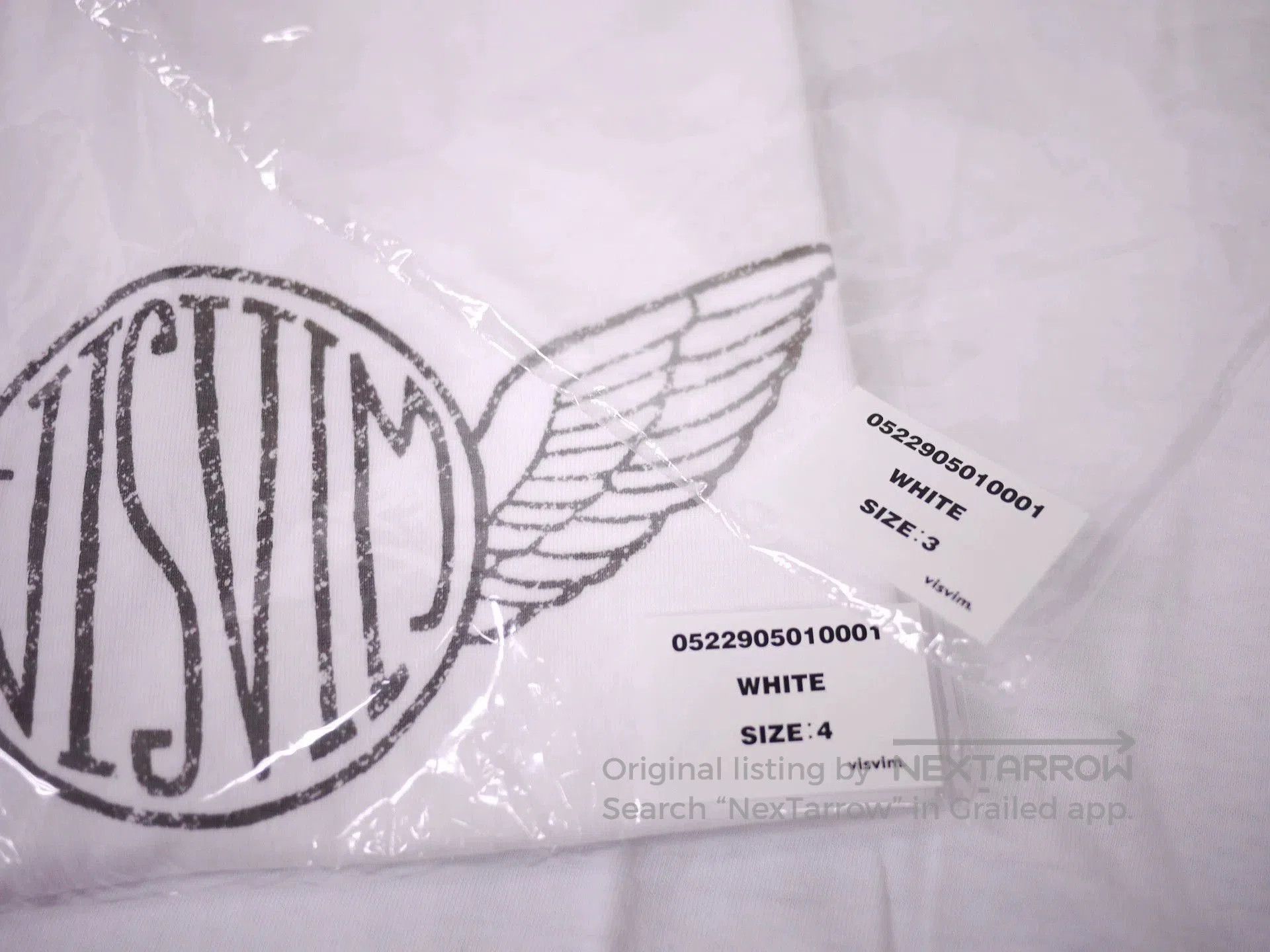 Visvim White Short Sleeve Graphic T-Shirt. Size US L / EU 52-54 / 3 - 5 Thumbnail