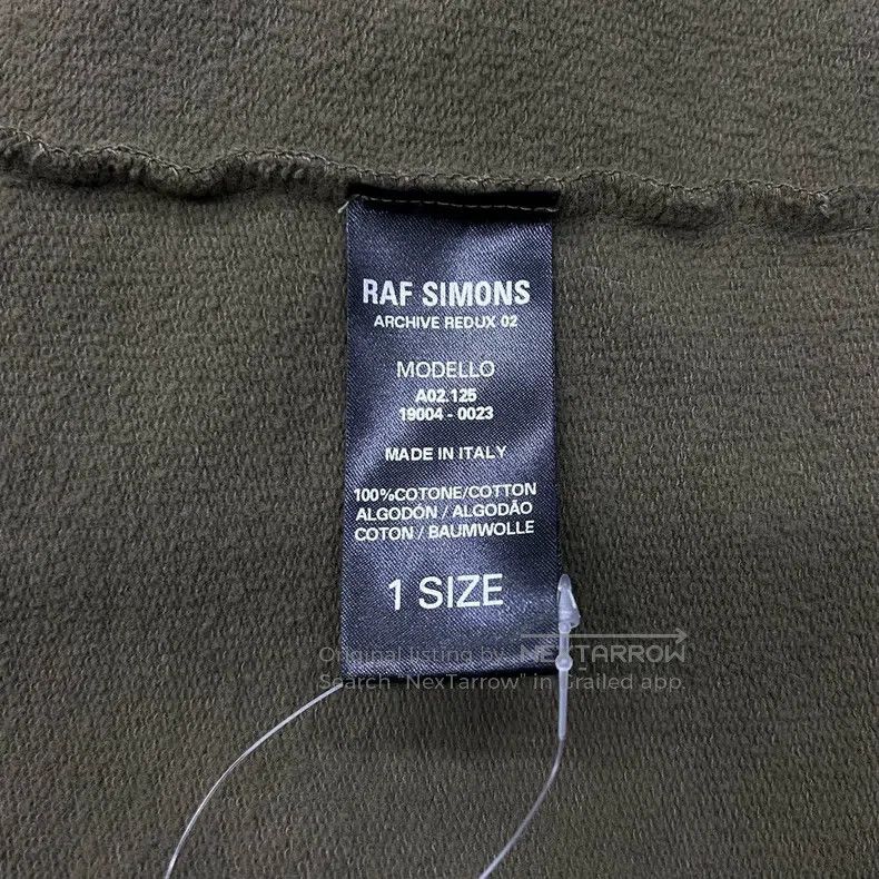 Raf Simons Raf Simons Washed green Antwerp hoodie Size US S / EU 44-46 / 1 - 5 Thumbnail