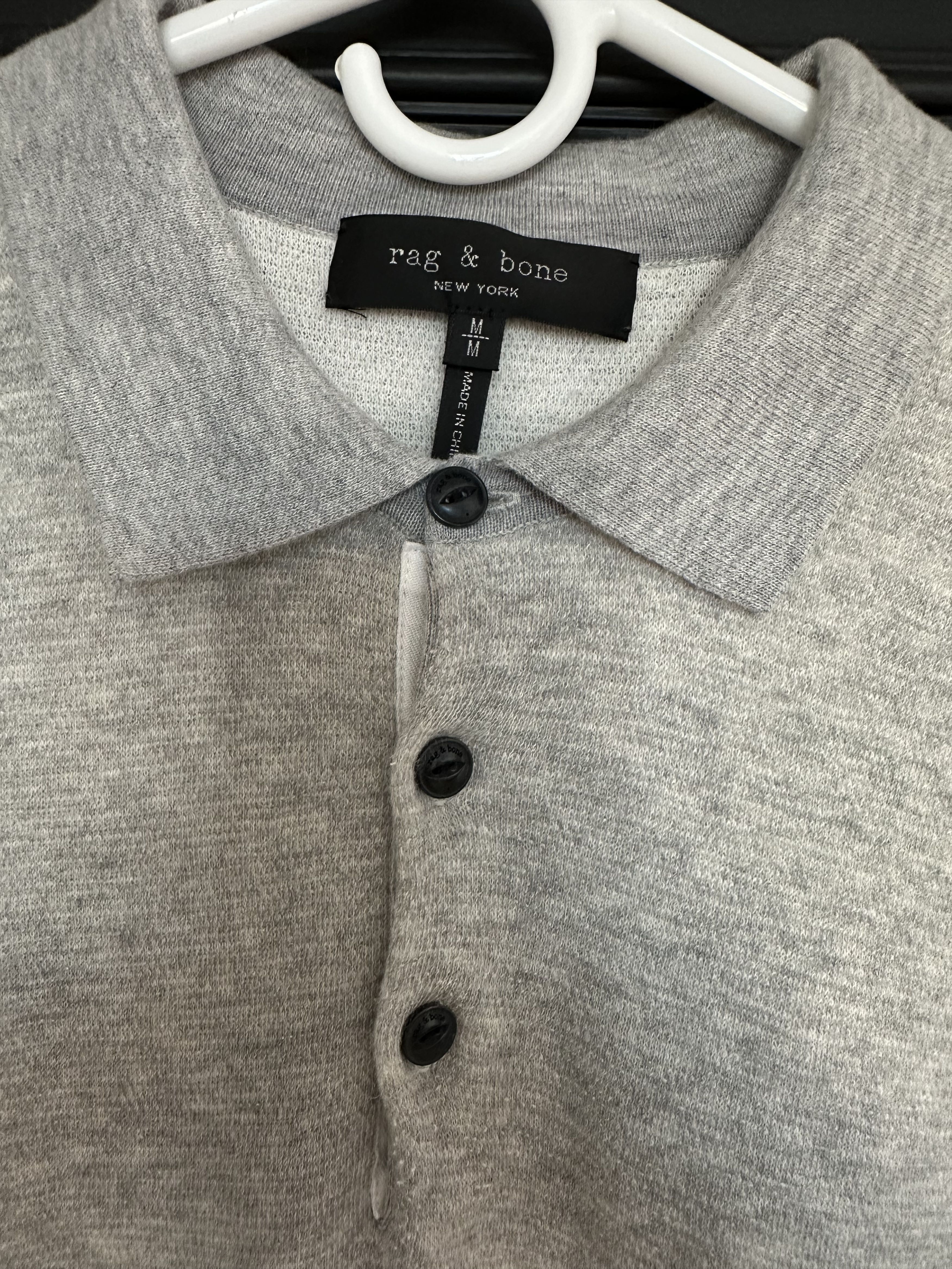Rag & Bone rag & bone Lightweight Knit Polo Size US M / EU 48-50 / 2 - 2 Thumbnail