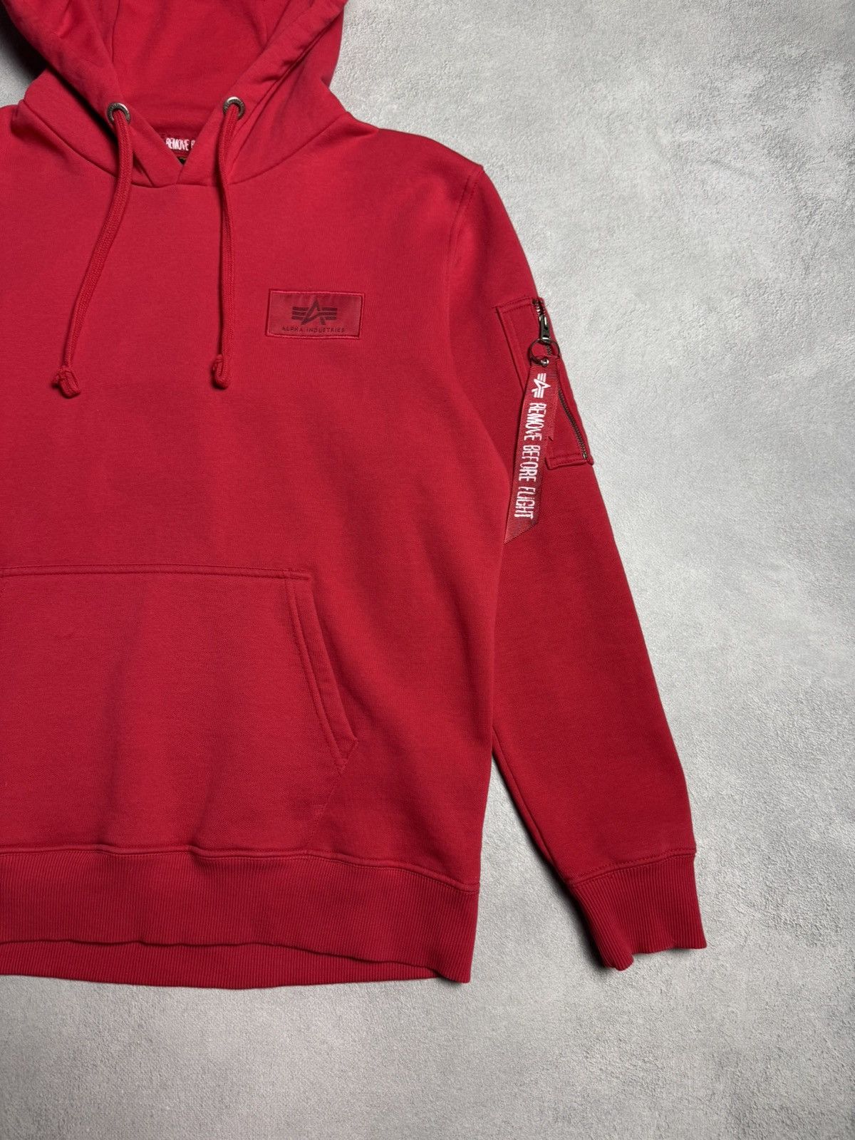 Alpha Industries Alpha Industries Big Logo Cotton Hoodie Red size L Size US L / EU 52-54 / 3 - 6 Thumbnail