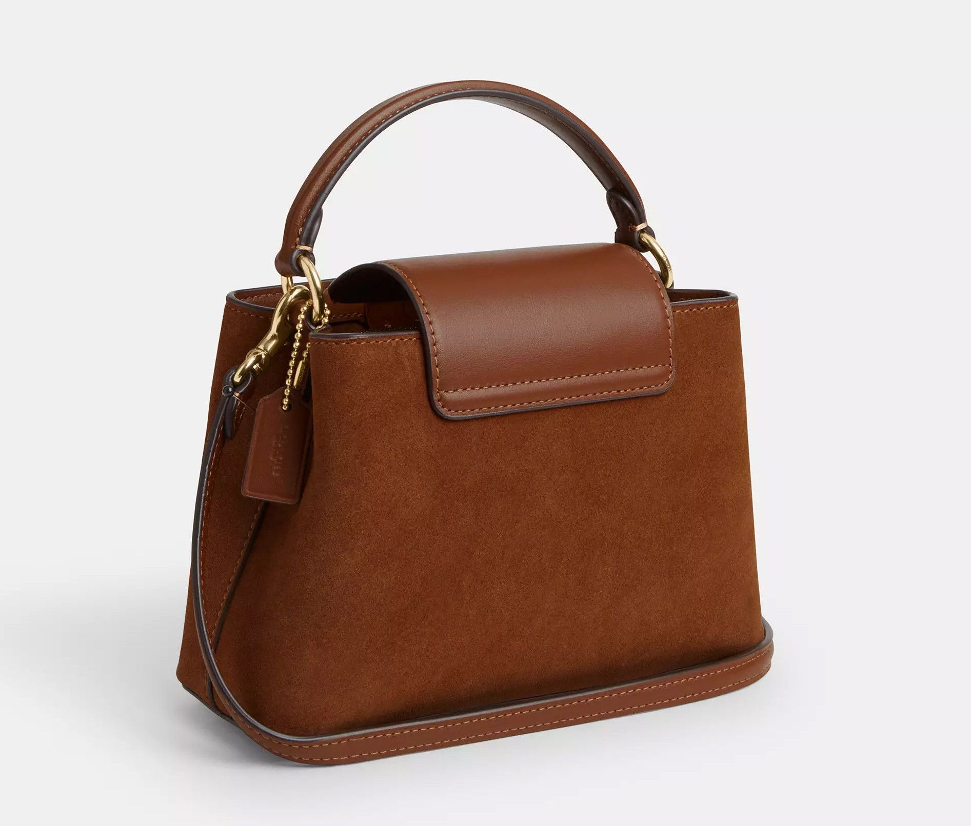Coach NWT Coach Eliza Mini Carryall Bag In Suede CW181 Size ONE SIZE - 14 Thumbnail