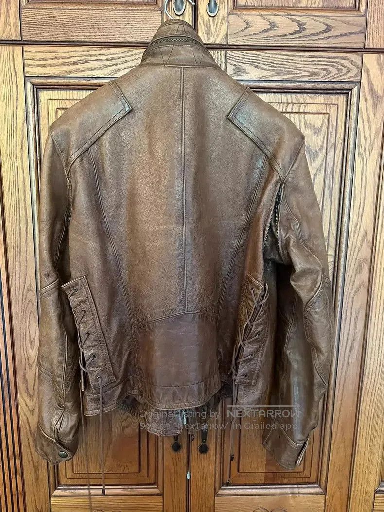 Ralph Lauren Purple Label Ralph Lauren Leather Jacket . Size US L / EU 52-54 / 3 - 3 Thumbnail