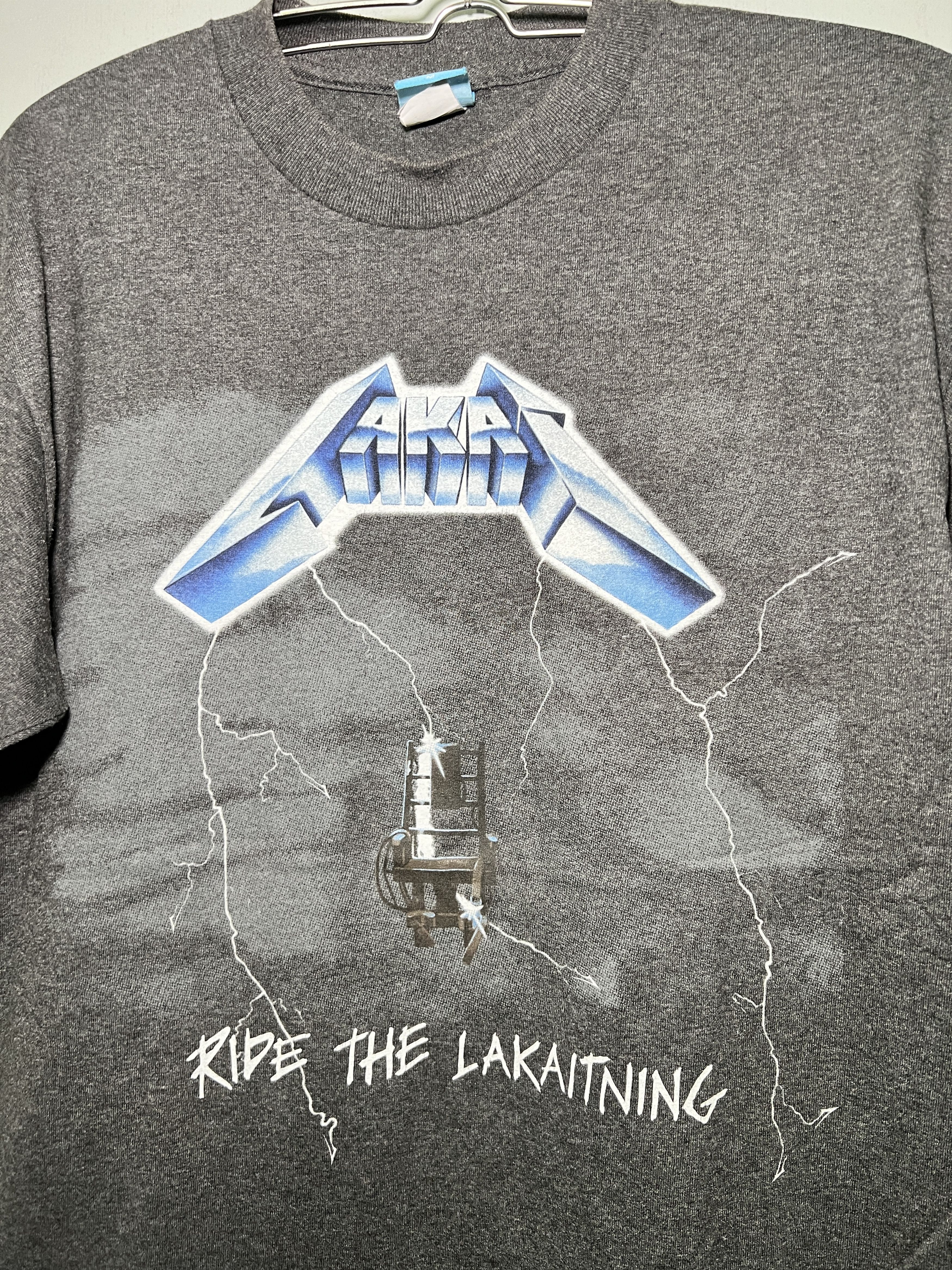 Lakai × Metallica × Vintage Vintage LAKAI Parody Metallica Light The Lighting Tee Size US M / EU 48-50 / 2 - 2 Thumbnail