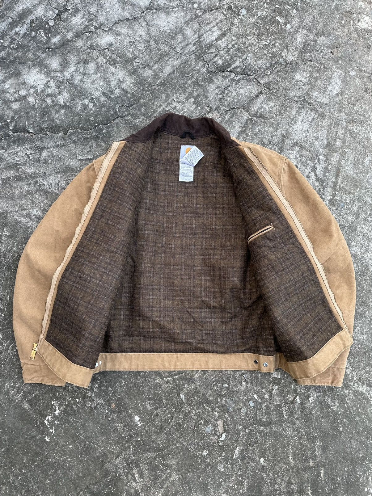 Carhartt Rare! Crazy Vintage Y2K Carhartt Detroit Jacket J97 CML Size US XL / EU 56 / 4 - 5 Thumbnail