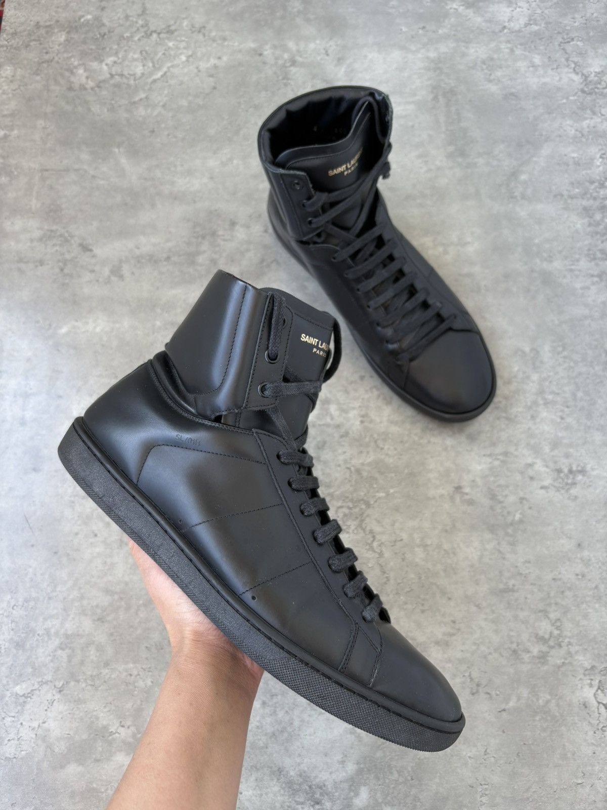 saint laurent paris leather sneaker エディ期 Hedi Slimane × Saint Laurent Paris Saint Laurent FW16