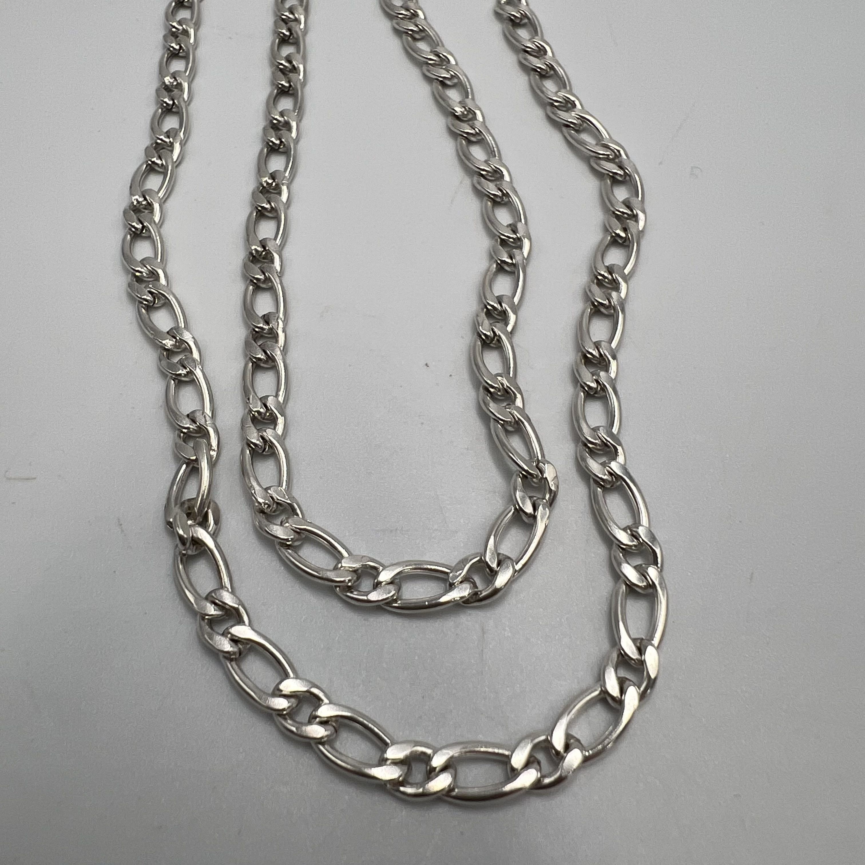 Sterling Silver Vintage Necklace Chain Sterling Silver 925 Jewelry 17.98 Size ONE SIZE - 3 Thumbnail