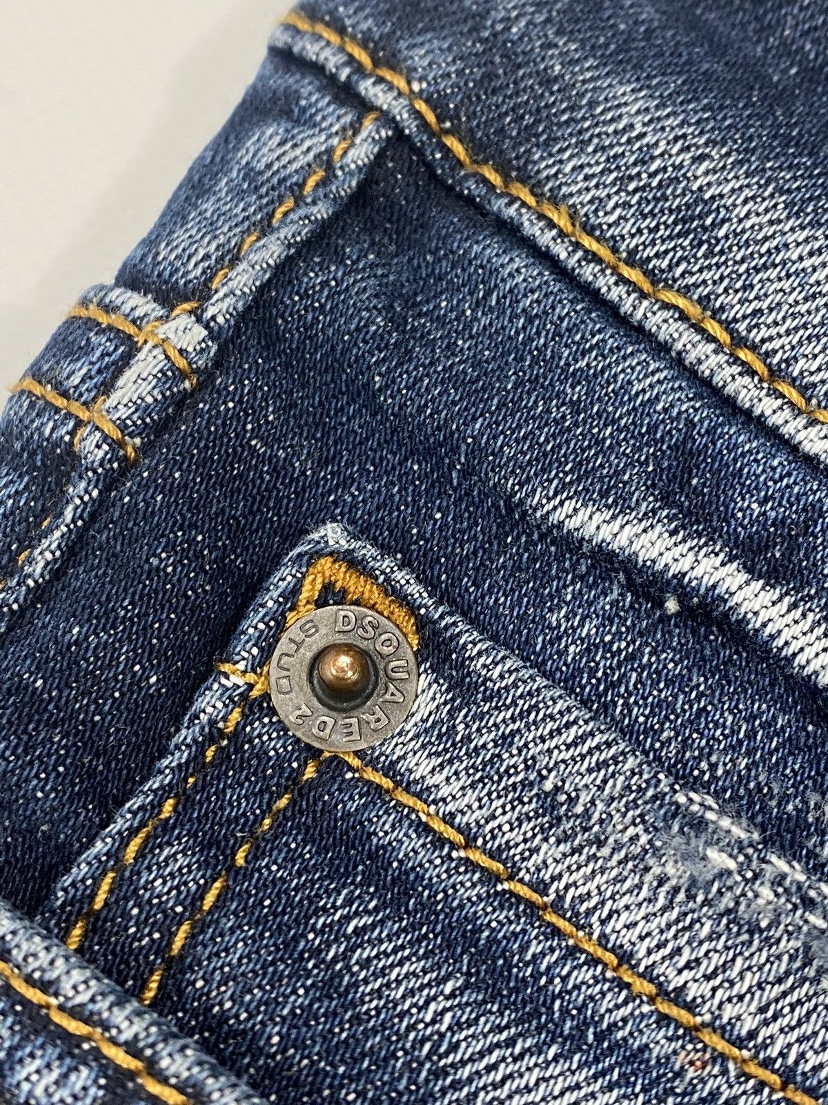Dsquared2 🔥LASTDROP🔥 Dsquared D2 Tidy Biker Jeans Denim Painted Pants Size 24" / US 00 / IT 34 - 10 Thumbnail