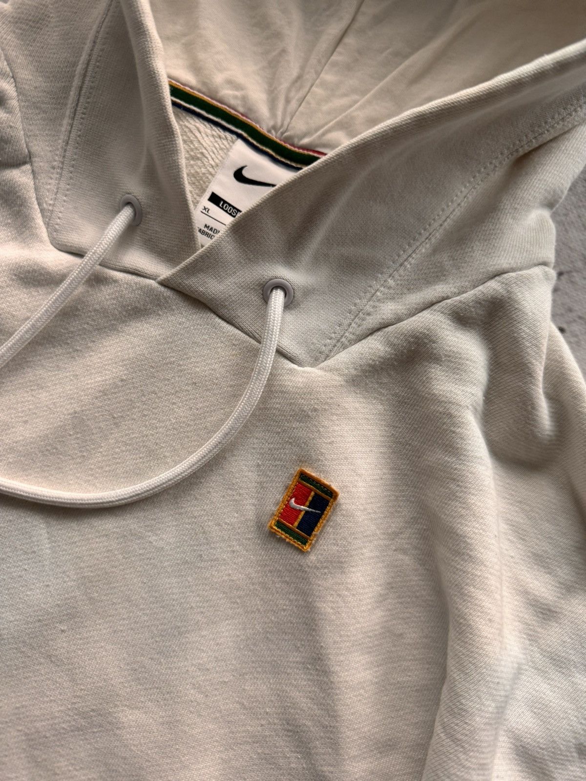 Nike × Vintage NIKE VINTAGE CENTER LOGO OVERSIZE BOXY HOODIE Size US XL / EU 56 / 4 - 4 Thumbnail