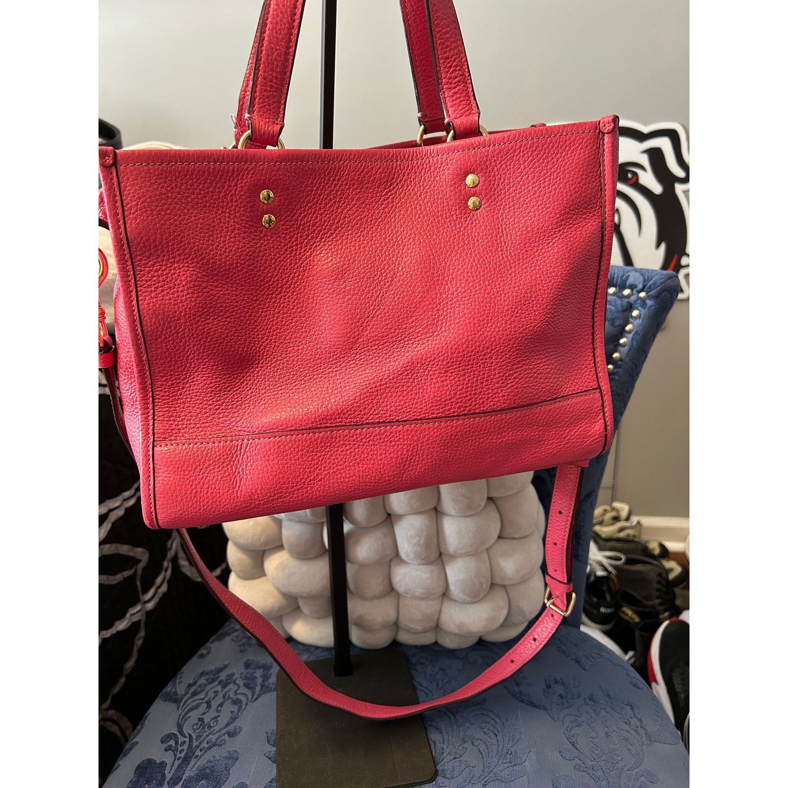 Coach Coach Dempsey Pink Carry-All Bag with Patch Size ONE SIZE - 4 Thumbnail