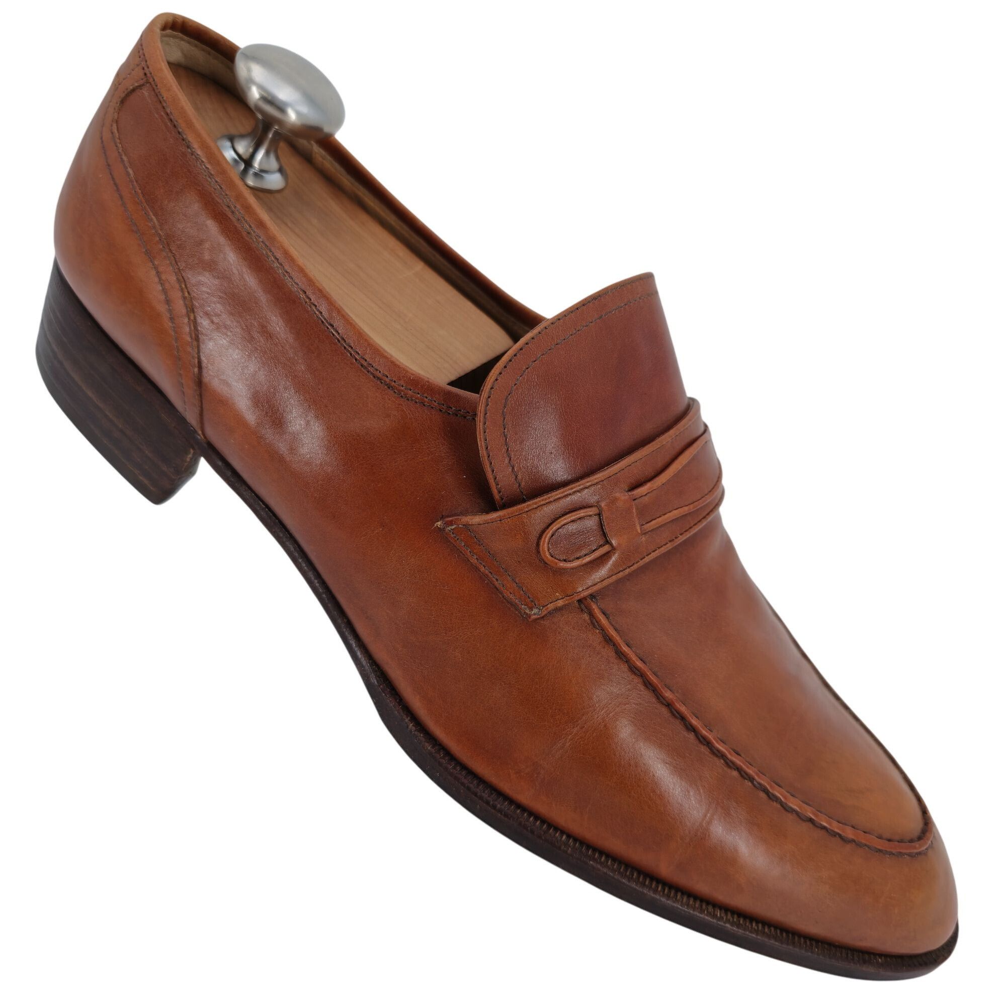 Bally Bally Satolas Brown Leather Wingtip Tassel Loafer  display picture 3