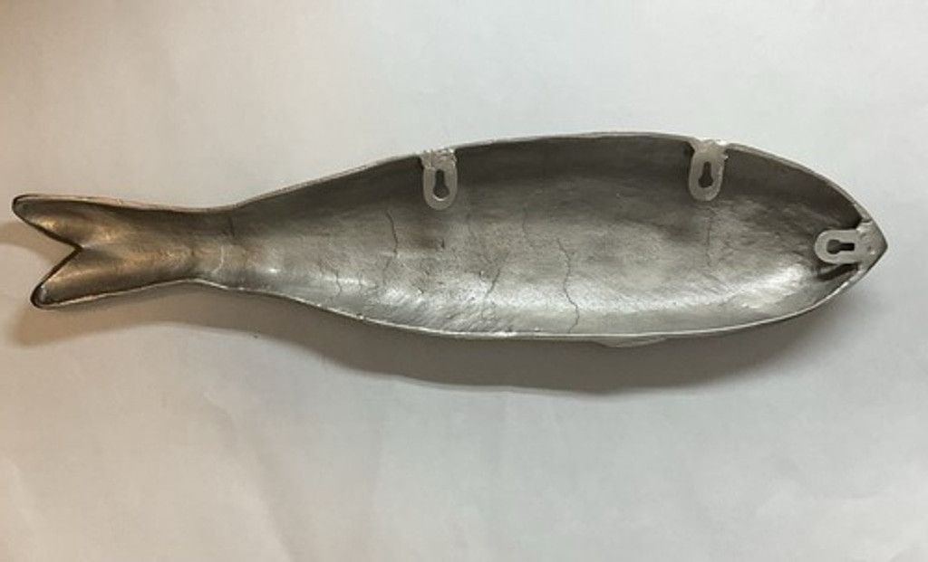 The Unbranded Brand Fish Cast Metal 5.75''x23.25 x1.25''/14.6cm x 59.1cm x 3.1cm Size ONE SIZE - 2 Thumbnail