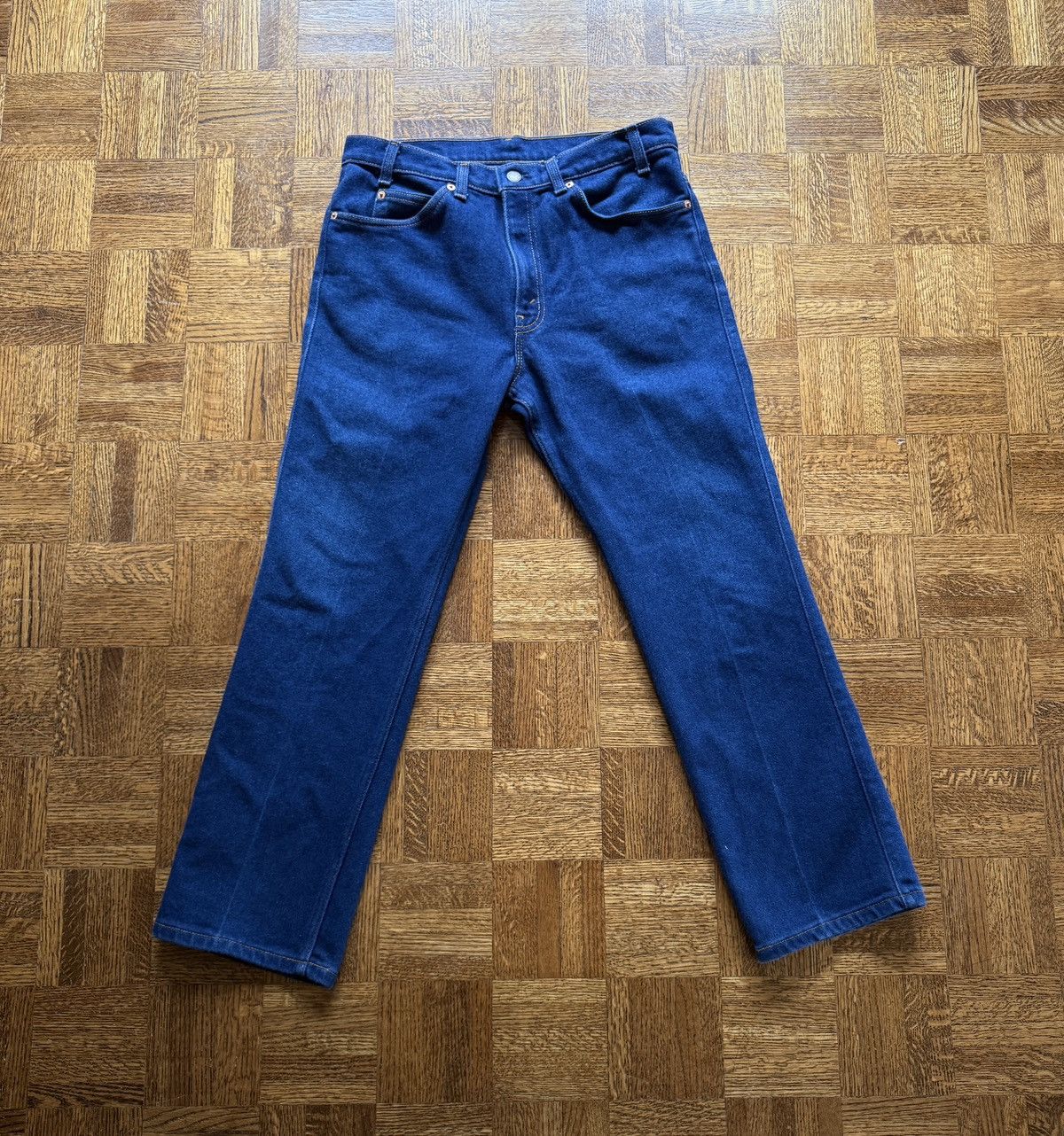 Levi's Vintage 80s Levi's 509-2017 Straight Stretch Denim Jeans Size US 33 - 4 Thumbnail