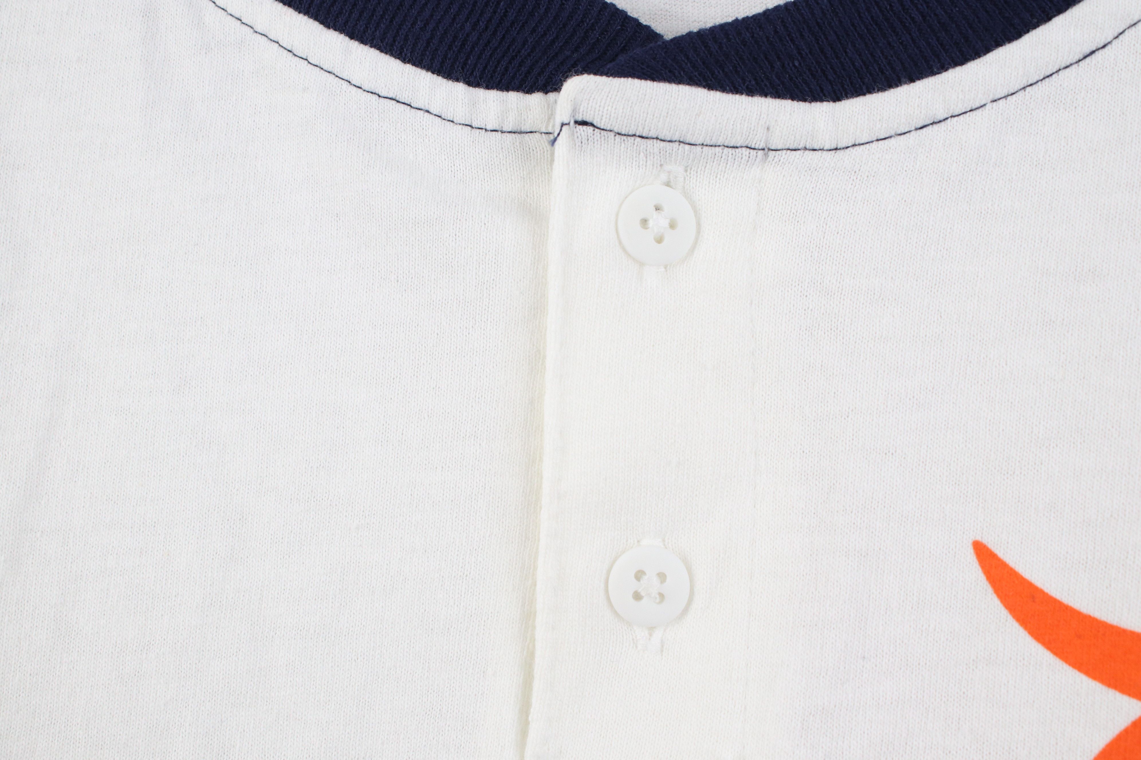 Reebok Vintage Y2K Reebok Baseball Raglan Henley T-Shirt White Size US L / EU 52-54 / 3 - 6 Thumbnail