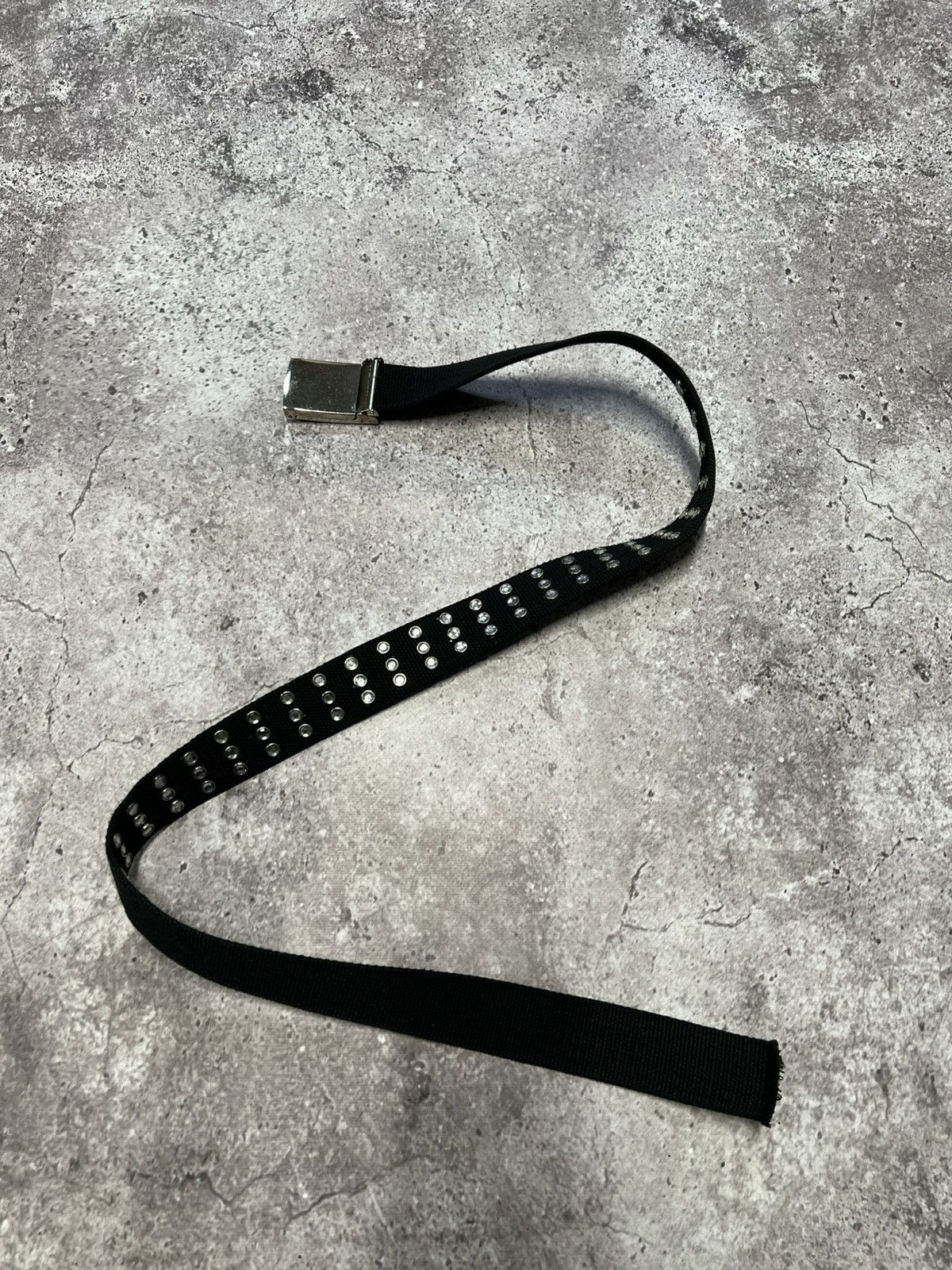 Japanese Brand 00ʼS NUMBER NINE STYLE JAPAN RHINESTONEY2K PUNK STUDDED BELT Size ONE SIZE - 5 Thumbnail