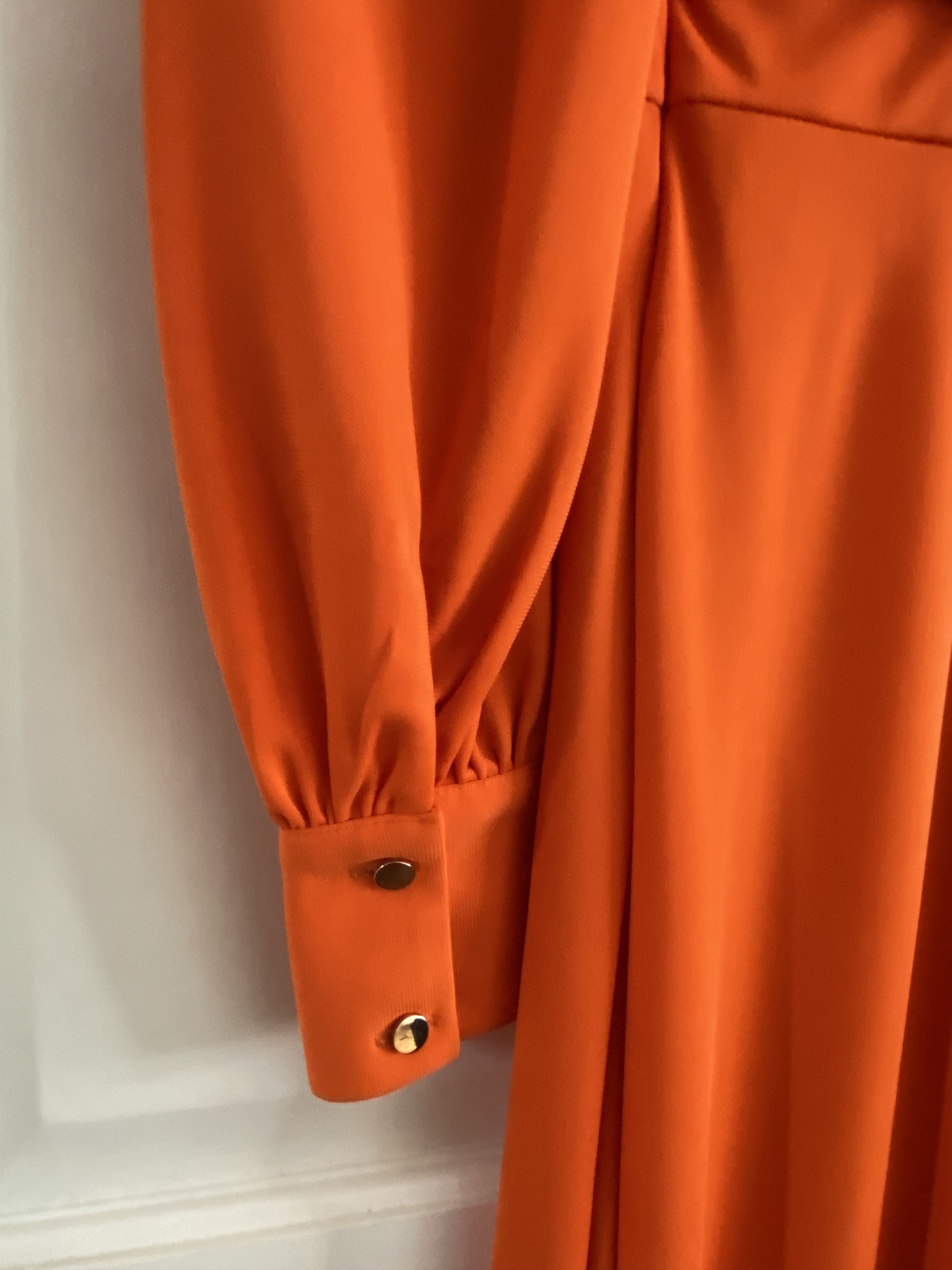 Karen Millen Orange funnel neck orange dress Size S / US 4 / IT 40 - 7 Thumbnail