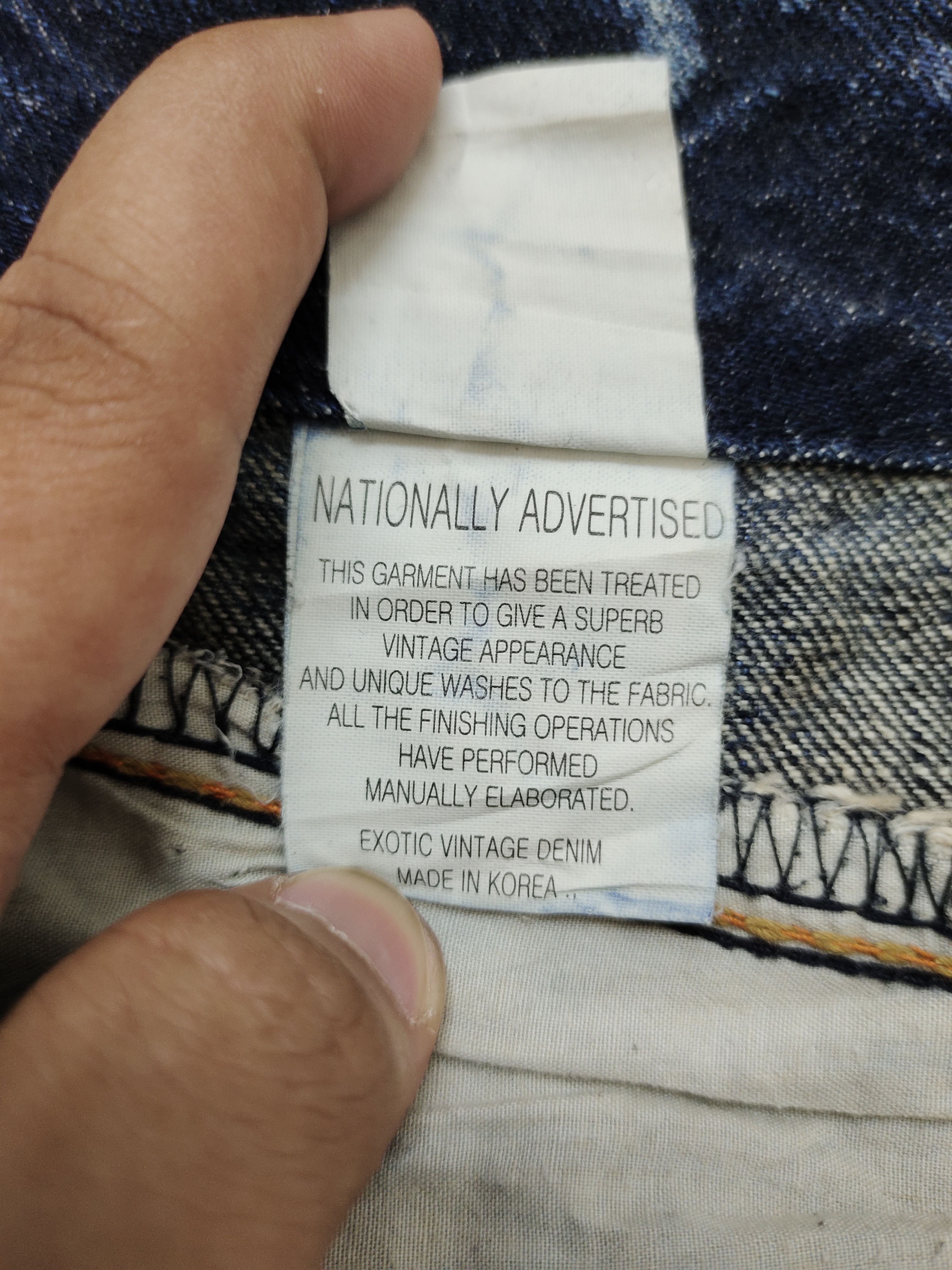 Le Grande Bleu (L.G.B.) Lolita By Yoshitomo Nara Clawmark Distress Faded Jeans Size US 30 / EU 46 - 20 Thumbnail