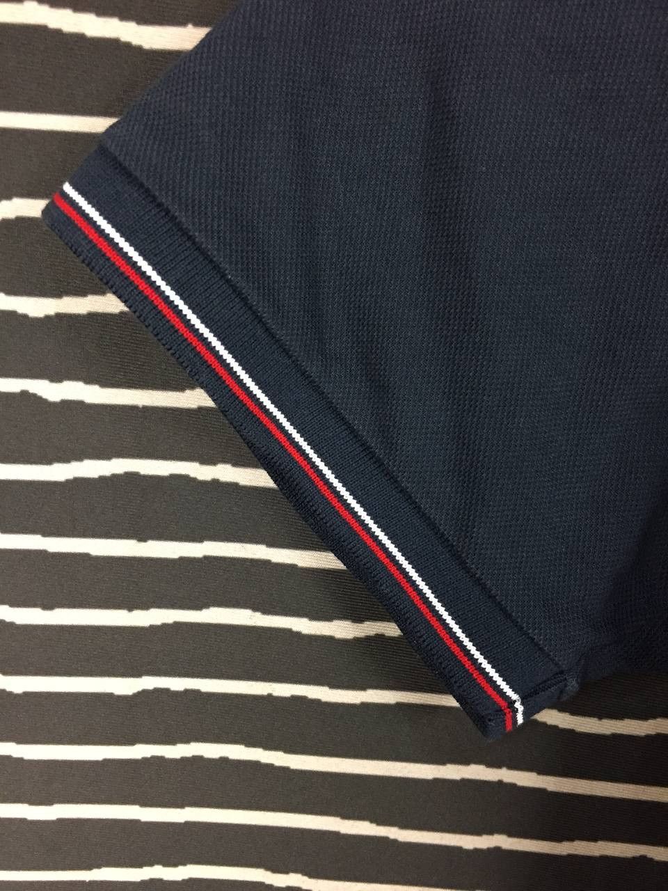 JW Anderson × Uniqlo Uniqlo x JW Anderson Navy Blue Tipped Polo Shirt Size L Size US L / EU 52-54 / 3 - 5 Thumbnail