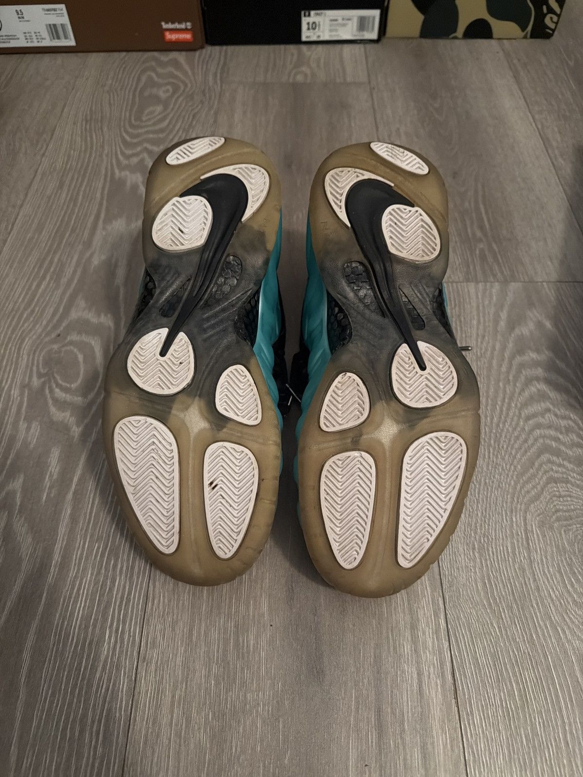 Nike 2017 air foamposite pro island green Size US 10 / EU 43 - 5 Thumbnail