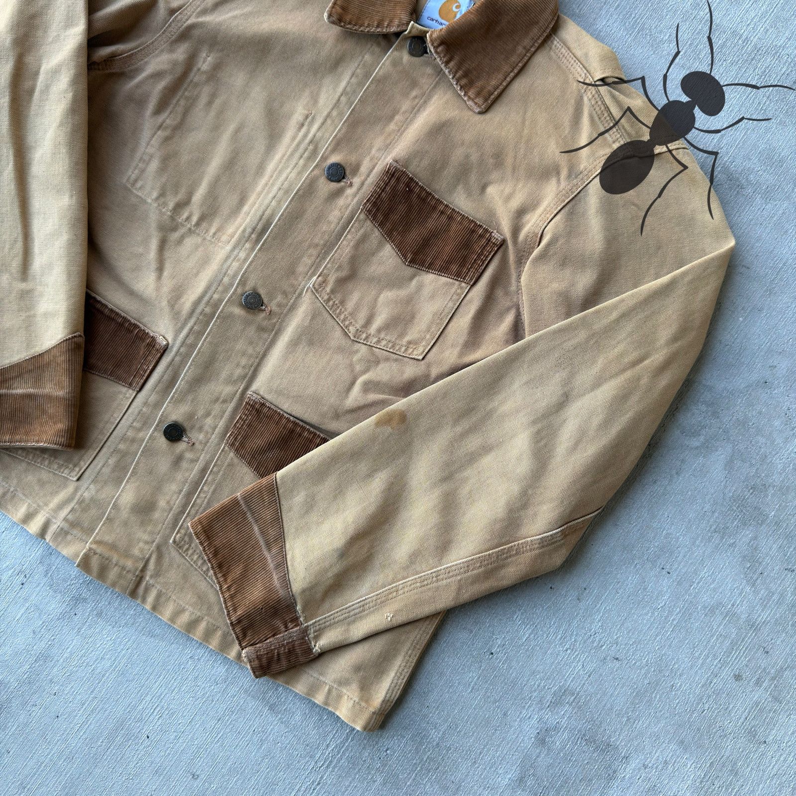 Carhartt × Vintage Carhartt brown button up chore work wear jacket Size US M / EU 48-50 / 2 - 4 Thumbnail