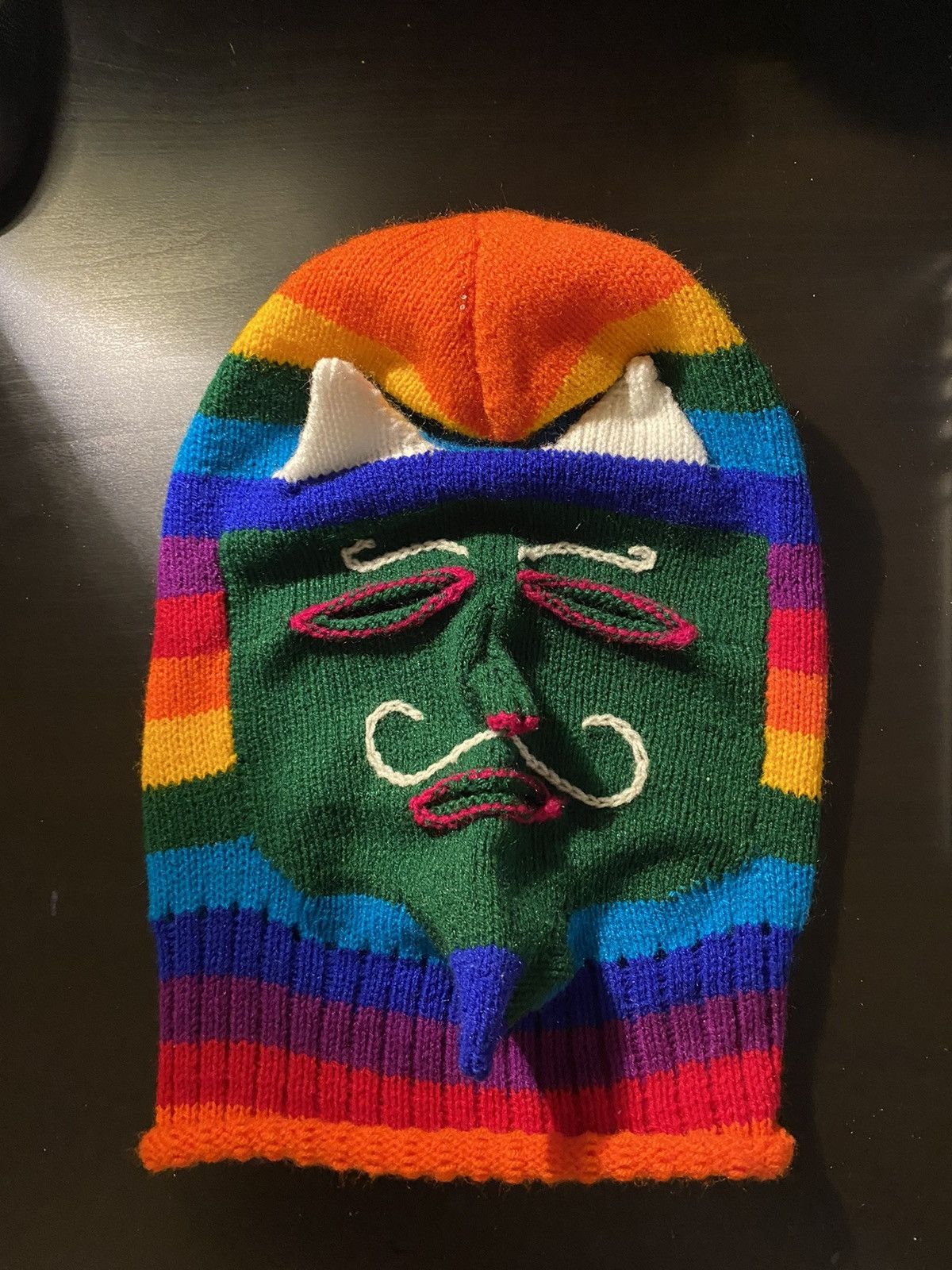 Japanese Brand × Vintage Peruvian Devil Beanie Face Mask Balcava Size ONE SIZE - 4 Thumbnail