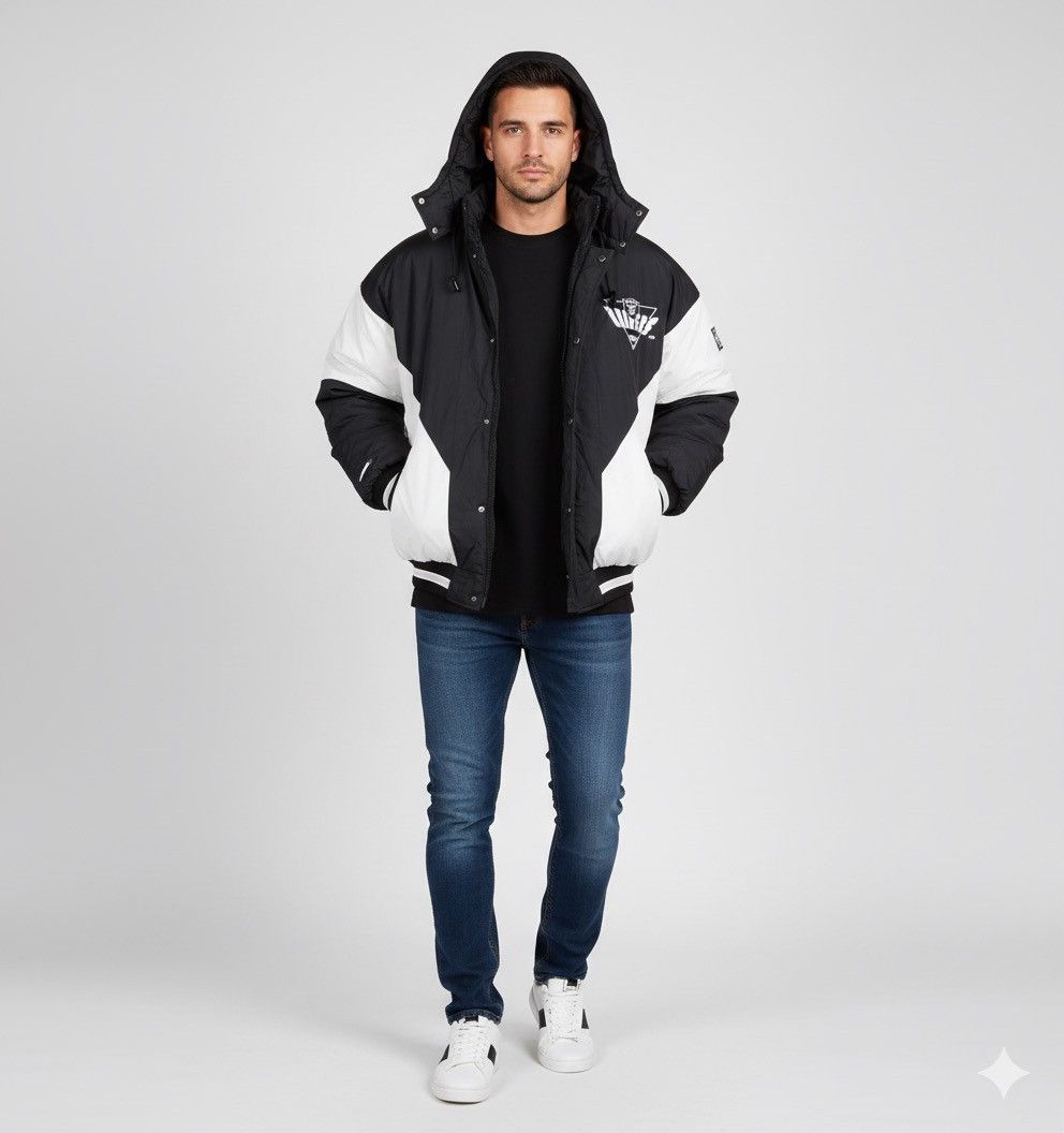 Logo 7 🔥Very Rare Raiders Logo 7 Puffer Hoodies Jacket Size US XXL / EU 58 / 5 - 2 Thumbnail