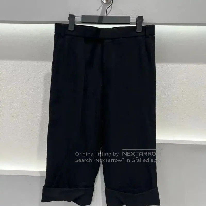 Thom Browne Black Wool Casual Pants for Men .