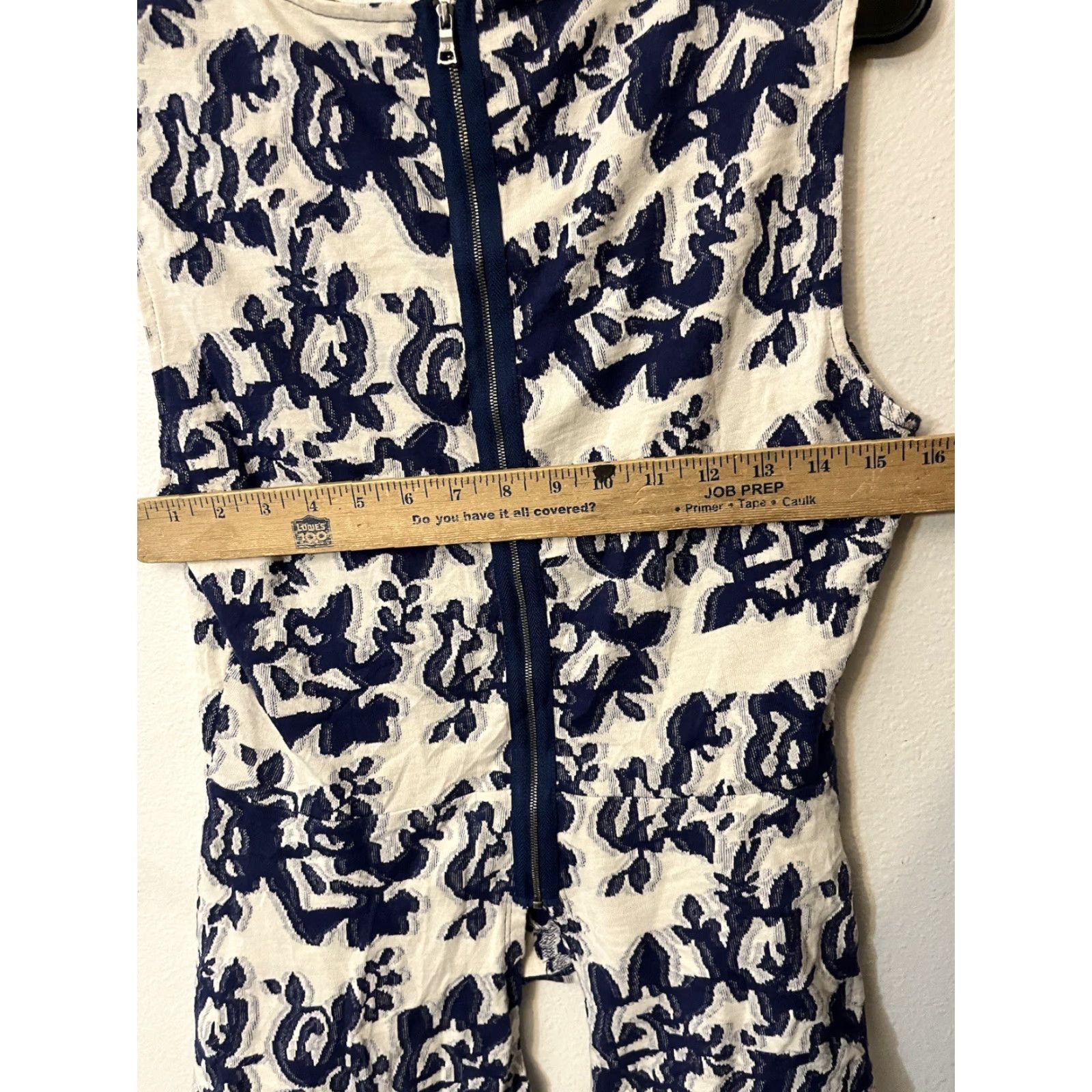 Bcbgmaxazria VINTAGE BCBGMAXAZRIA Floral Bodycon Mini Dress Women Size M Blue/White 90s Party Cocktail Size M / US 6-8 / IT 42-44 - 4 Thumbnail