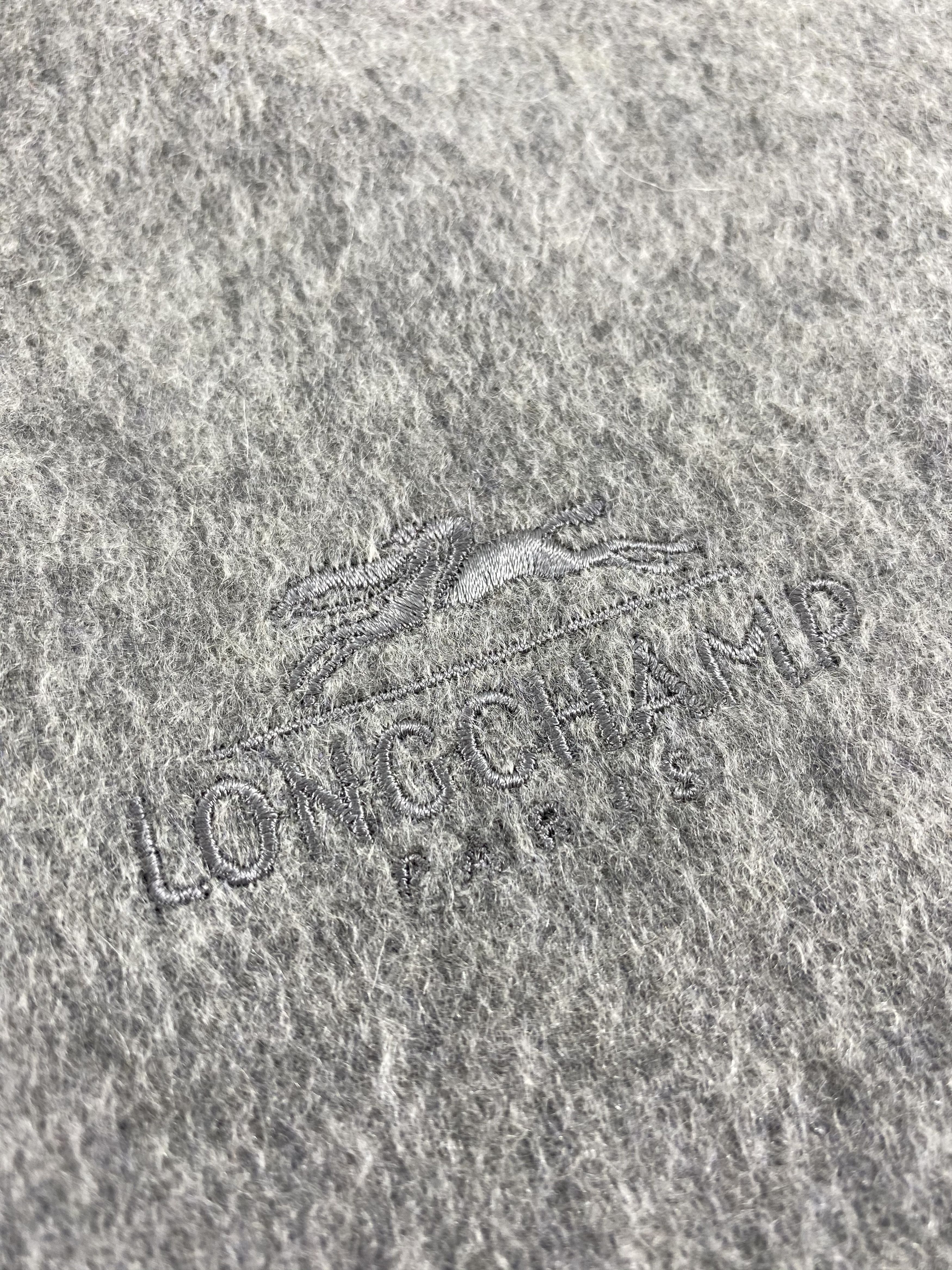 Longchamp × Vintage Longchamp Scarf / Muffler / Neckwear - WW1671 Size ONE SIZE - 4 Thumbnail