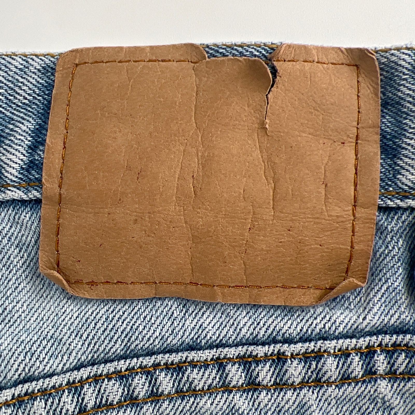 Levi's Levis vintage distressed straight leg jeans Size US 35 - 5 Thumbnail