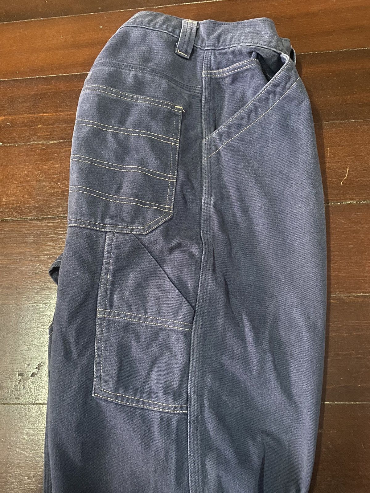 Powell Peralta FIRE 🔥VINTAGE 80s AIRWALK SKATE carpenter workwear skater B1 Size US 33 - 23 Thumbnail