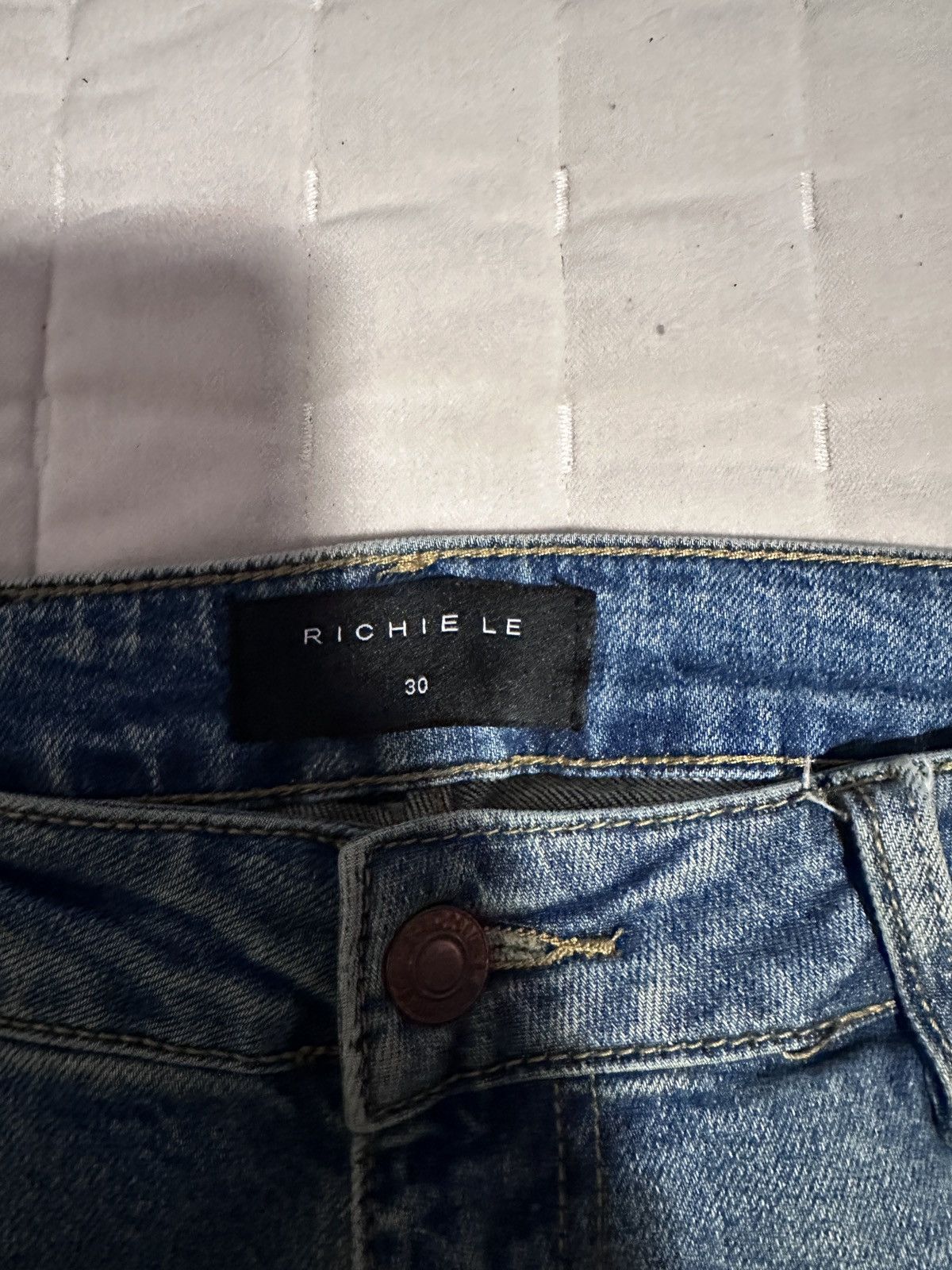 Richie Le Collection RLC Richie Le Distressed Denim Size US 30 / EU 46 - 3 Thumbnail