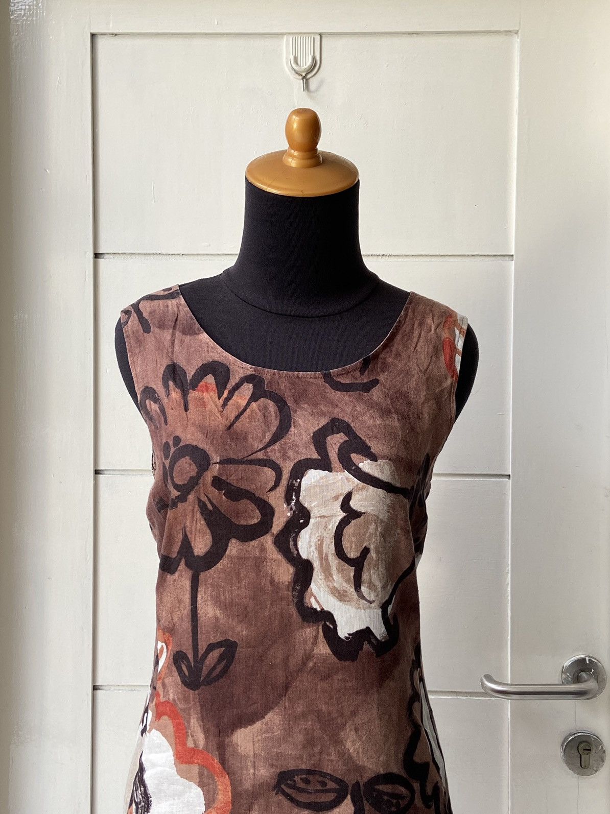 Max Mara MAX MARA Motive Brown Dress Size XS / US 0-2 / IT 36-38 - 2 Thumbnail