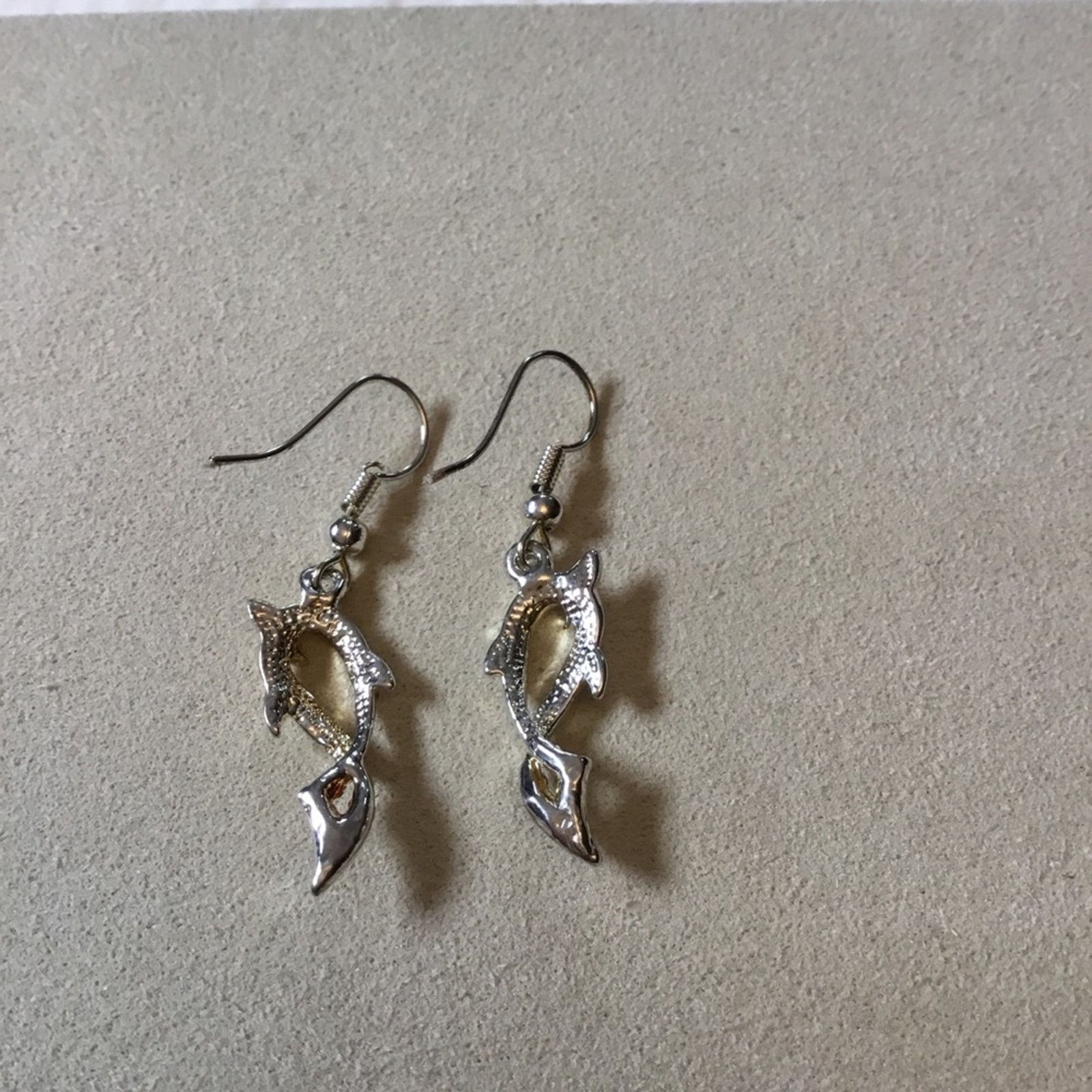 Other Silver Dolphin Earrings Size ONE SIZE - 6 Thumbnail