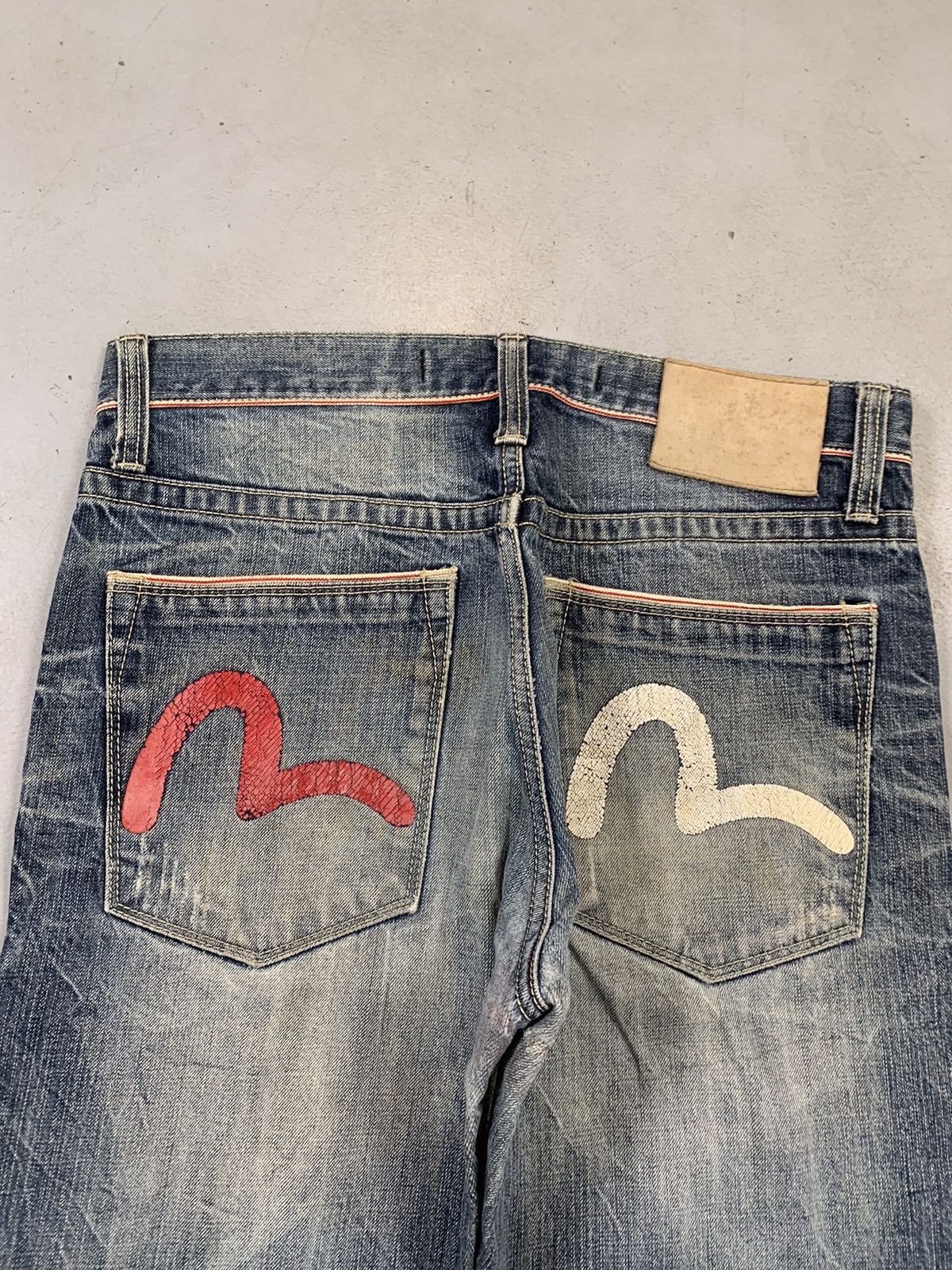 Japanese Brand Vintage Evisu inspired denim Size US 34 / EU 50 - 6 Thumbnail