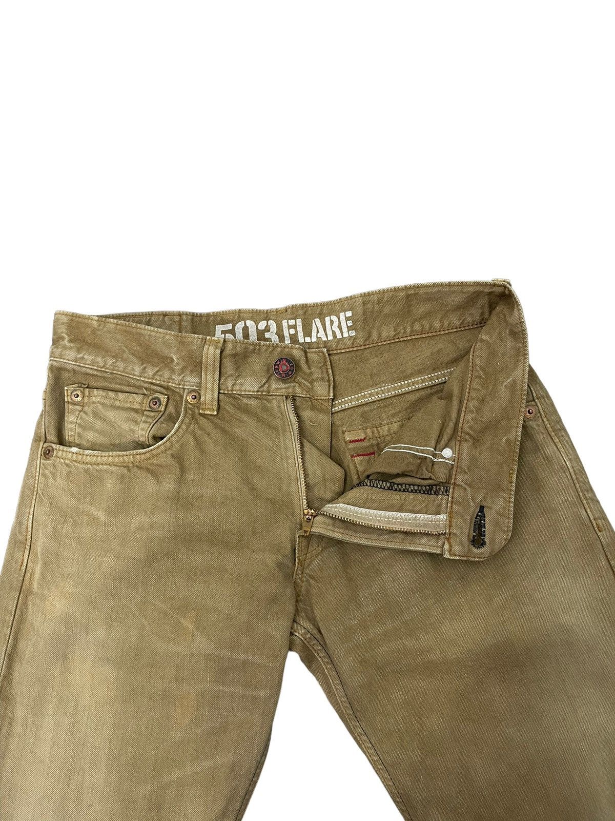 Edwin Flare Jeans Edwin Japan Faded Distress Boot Cut 8🟦0 Size US 32 / EU 48 - 9 Thumbnail