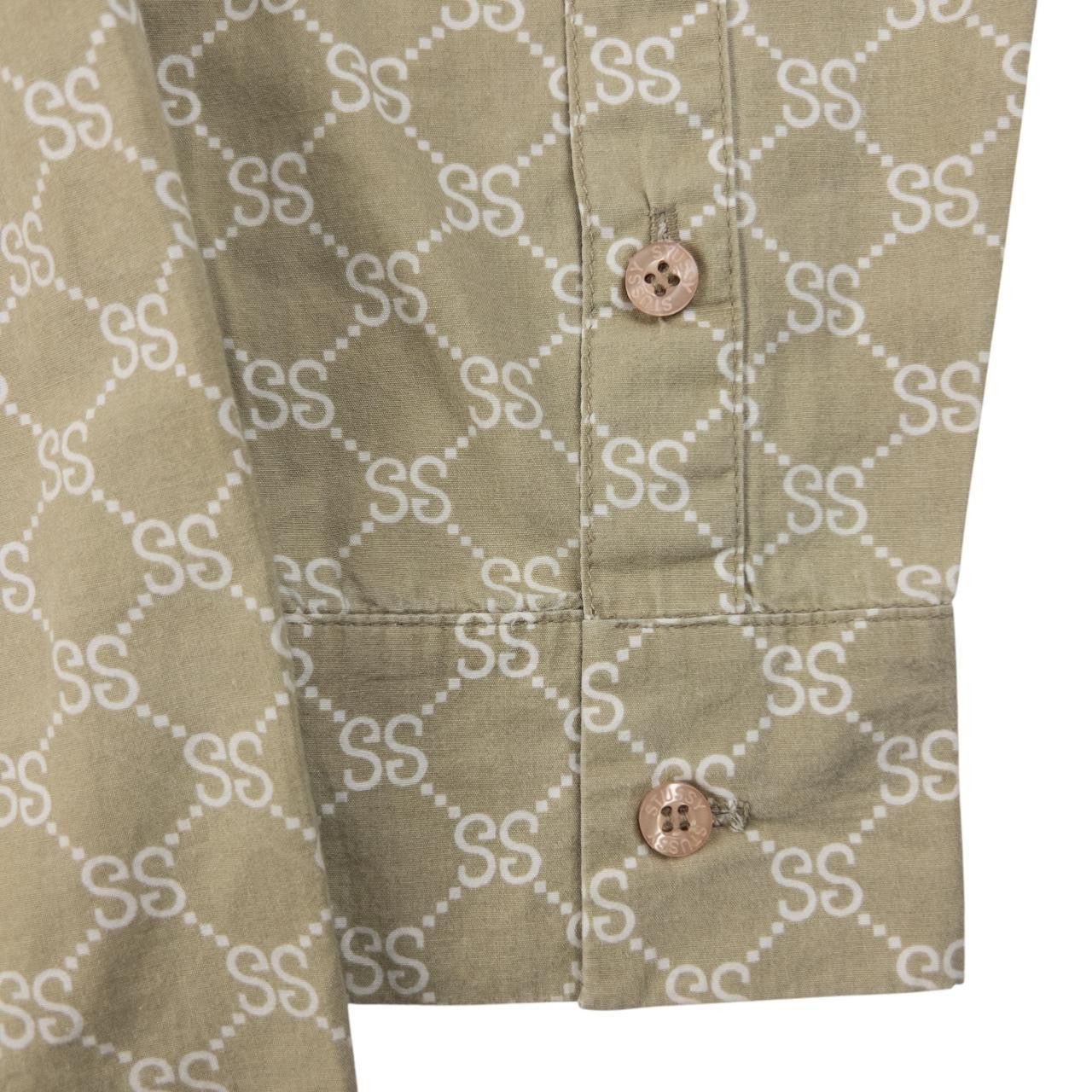 Stussy Vintage Stussy STUCCUI Monogram Button Up Shirt Size L Size US L / EU 52-54 / 3 - 4 Thumbnail