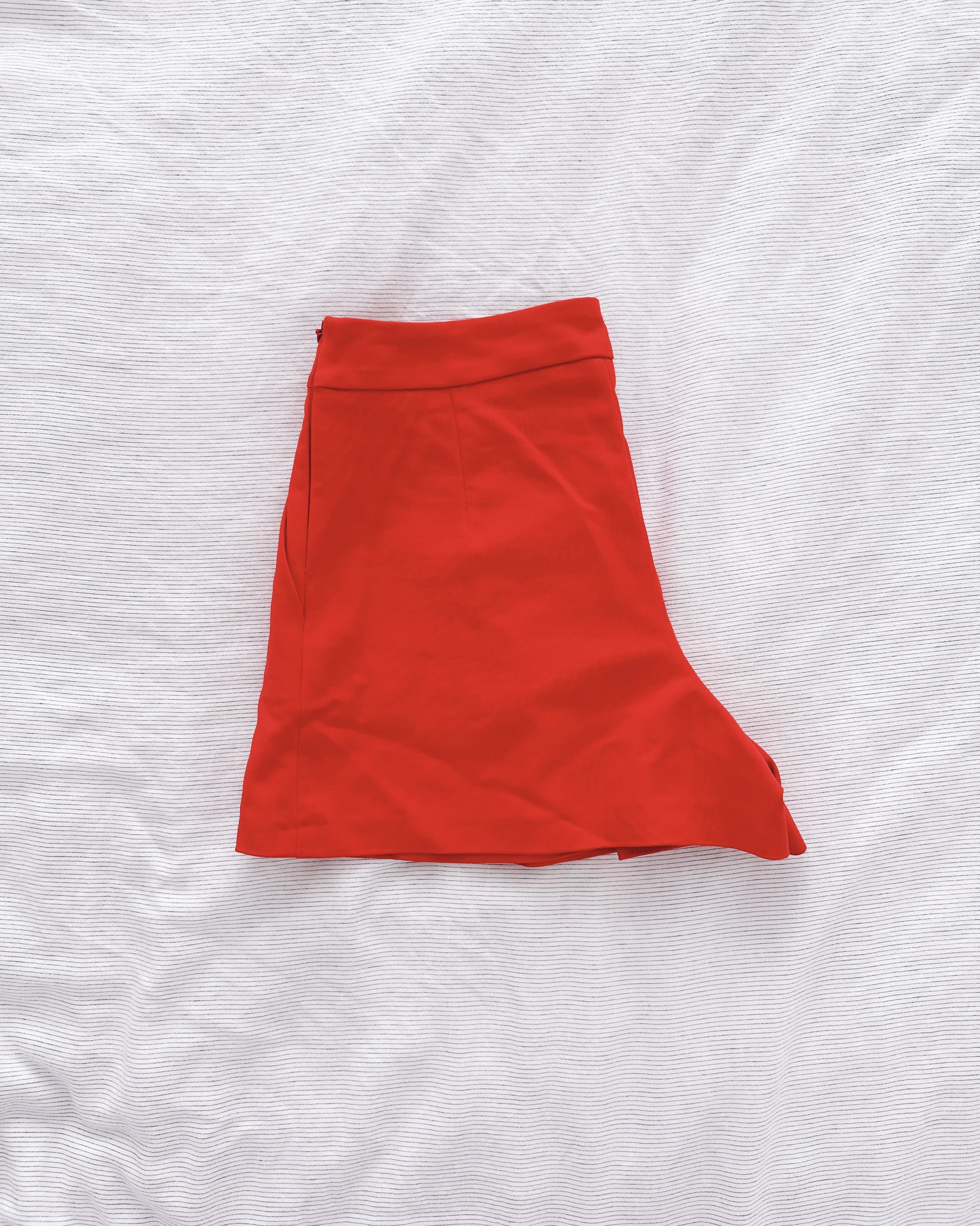 Zara Zara Red Shorts - Size XS Size 26" / US 2 / IT 38 - 3 Thumbnail
