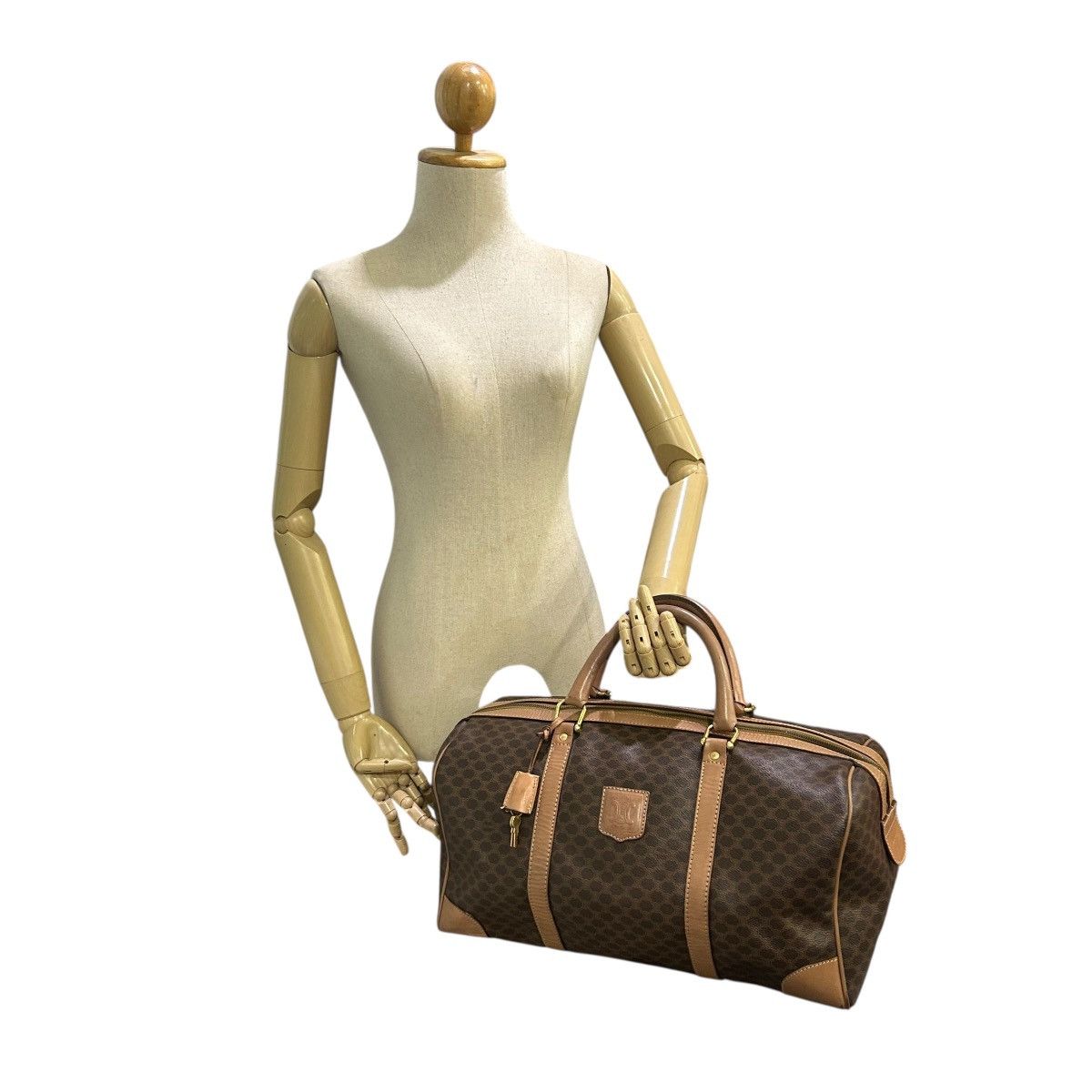 Celine × Vintage 🔥RARE🔥CELINE VINTAGE MONOGRAM DUFFLE TRAVEL BAG Size ONE SIZE - 2 Thumbnail