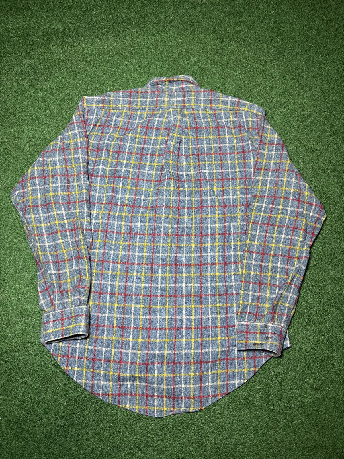 Bloomingdale's True Vintage Bloomingdales Wool Plaid Flannel Shirt Size US M / EU 48-50 / 2 - 2 Thumbnail