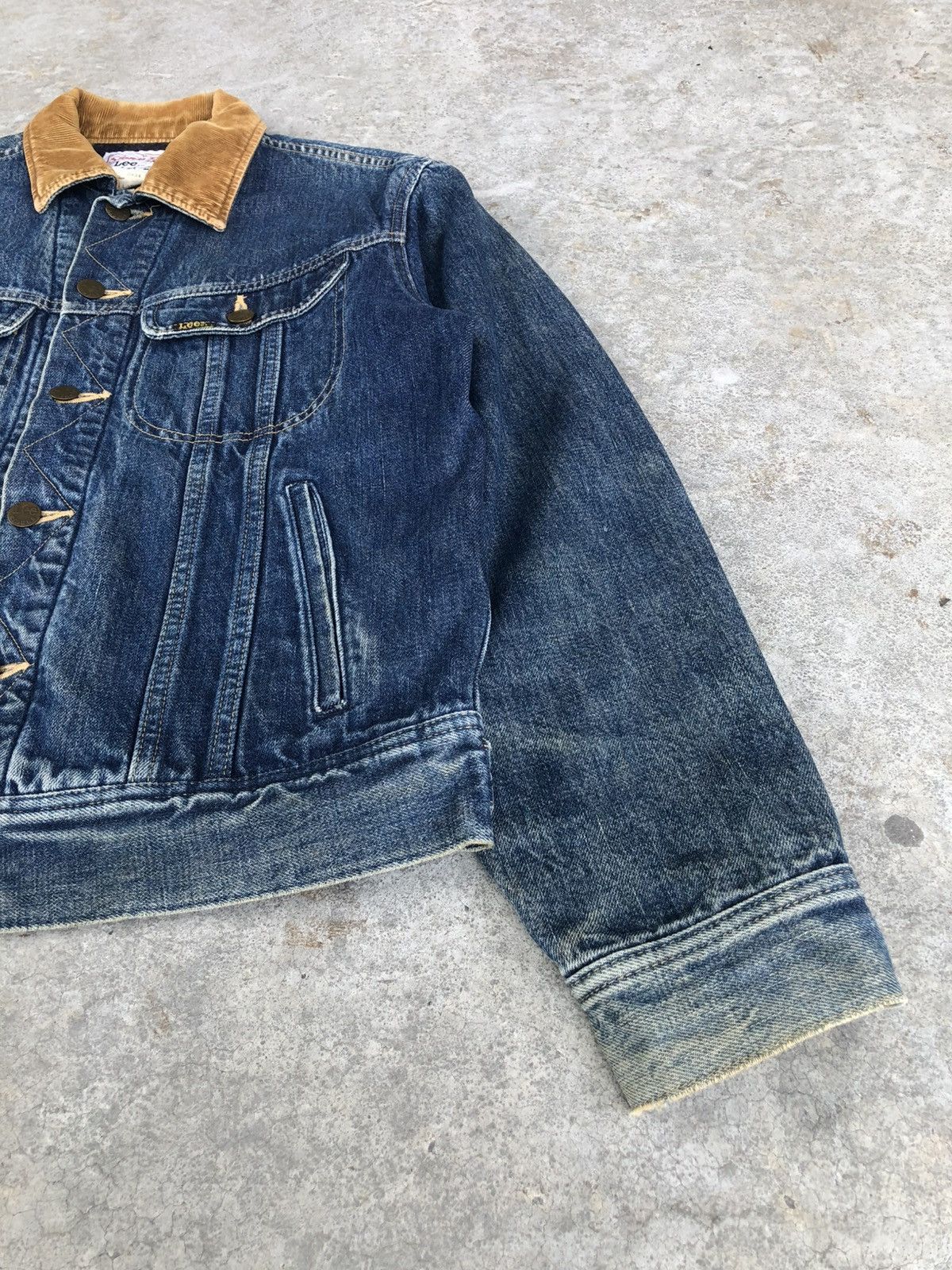 Lee Vintage 70s Lee Storm Rider Blanked Lined Denim Jacket Size US M / EU 48-50 / 2 - 16 Thumbnail