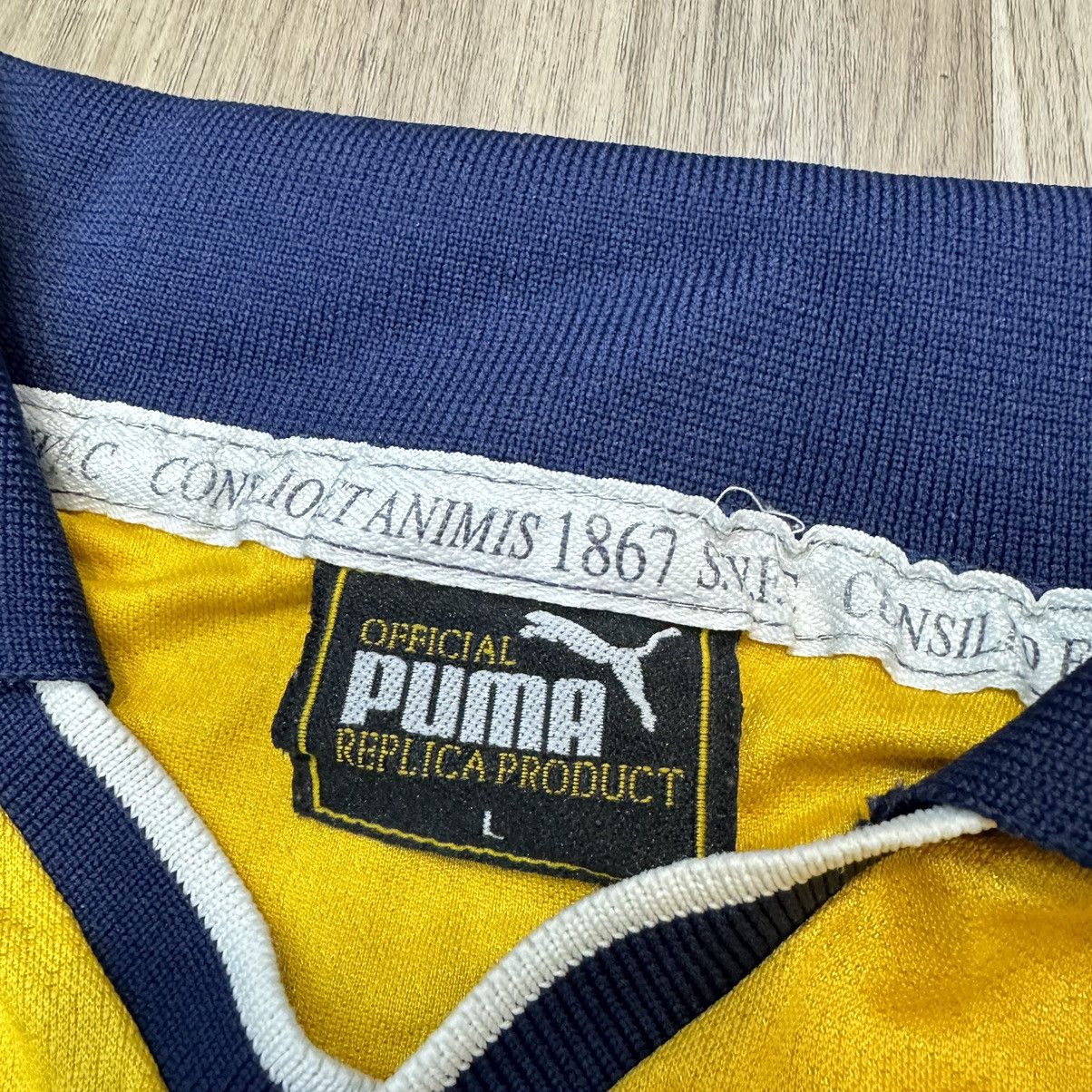 Puma Sheffield Wednesday 90/00 L/S away shirt #20 Hinchcliffe Size US L / EU 52-54 / 3 - 11 Thumbnail
