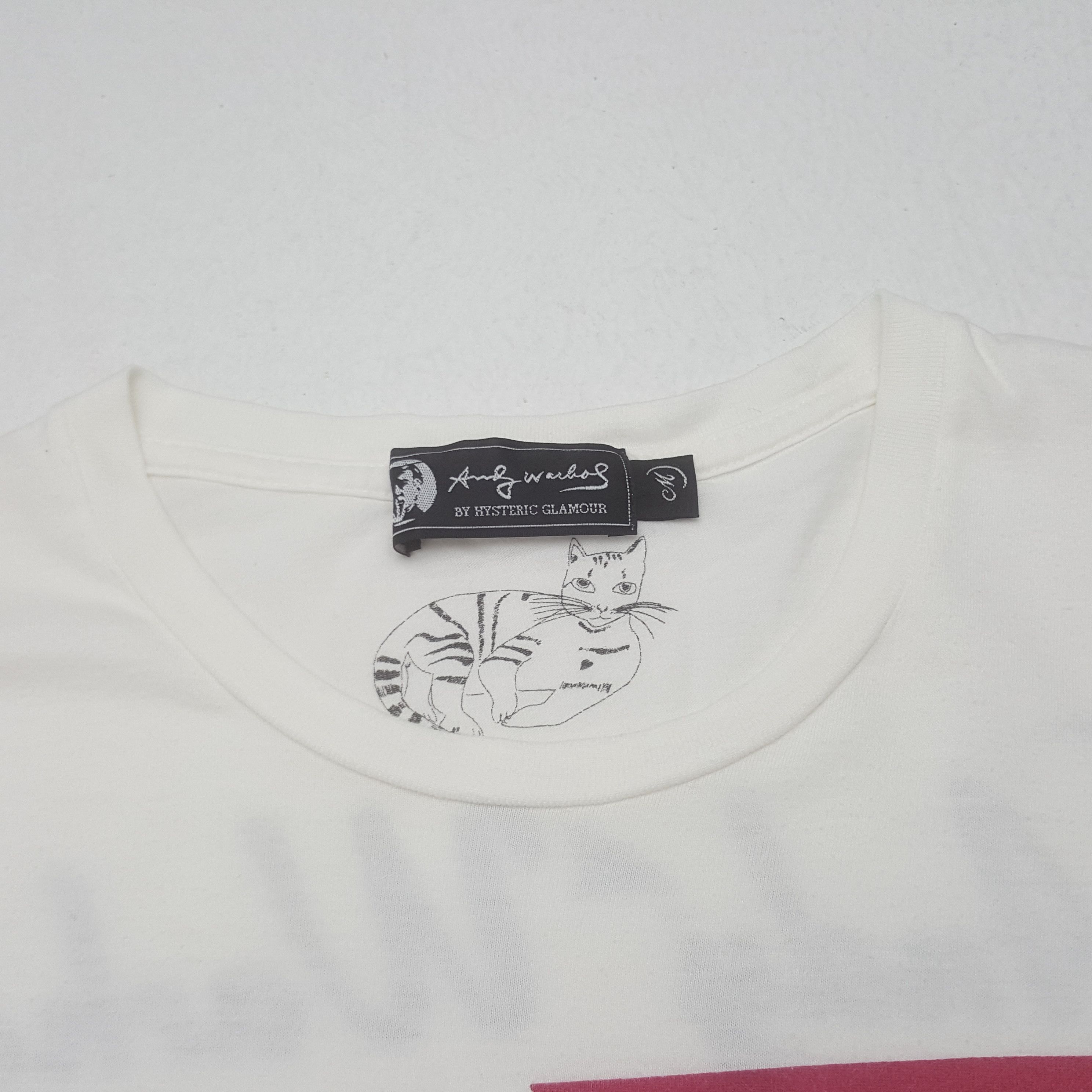Andy Warhol × Hysteric Glamour × Vintage Vintage Hysteric Glamour x Andy Warhol Tshirt Size US S / EU 44-46 / 1 - 5 Thumbnail