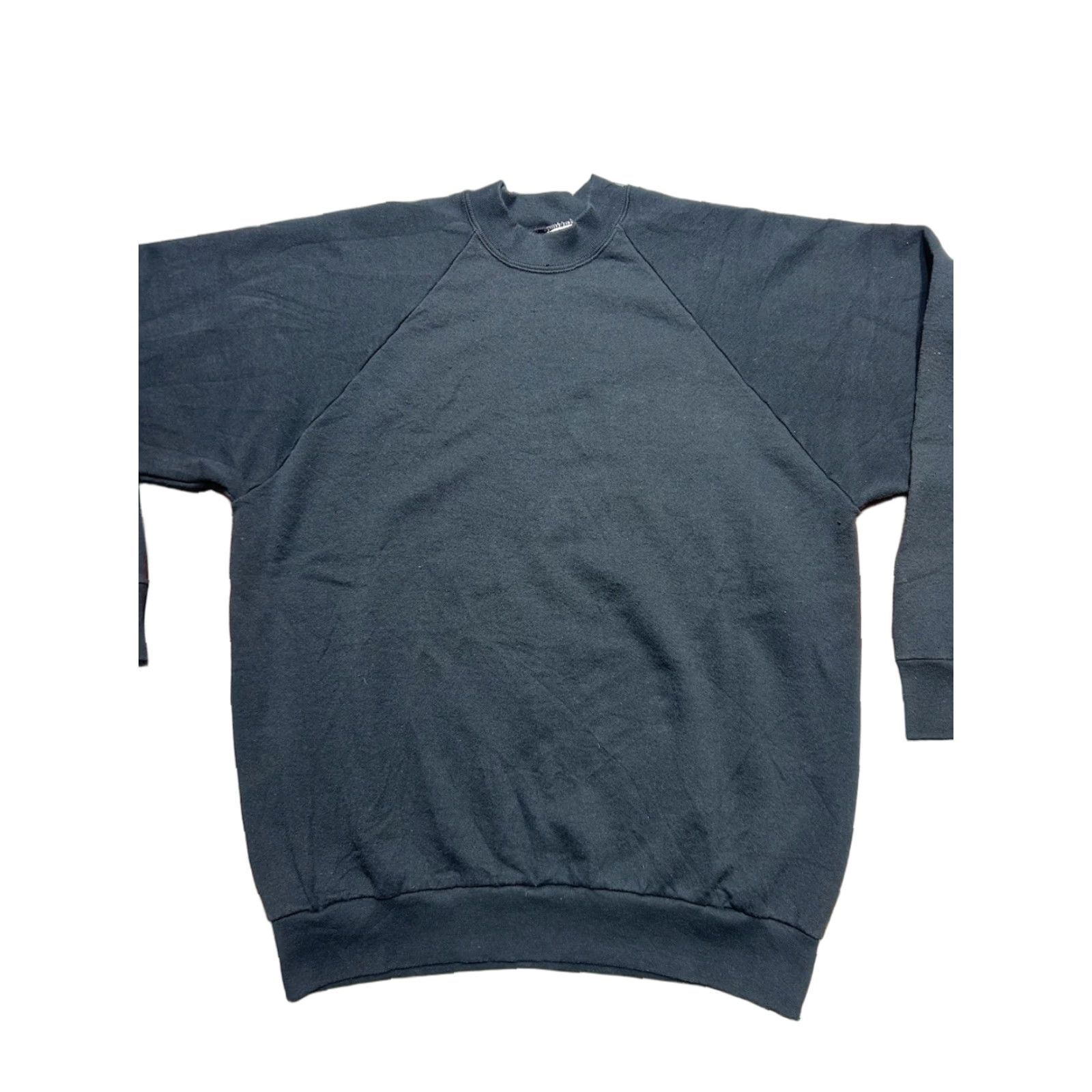 Fruit Of The Loom VINTAGE 90s Fruit of the Loom Sweatshirt Pullover Crewneck Black Adult XL Men Size US XL / EU 56 / 4 - 1 Thumbnail