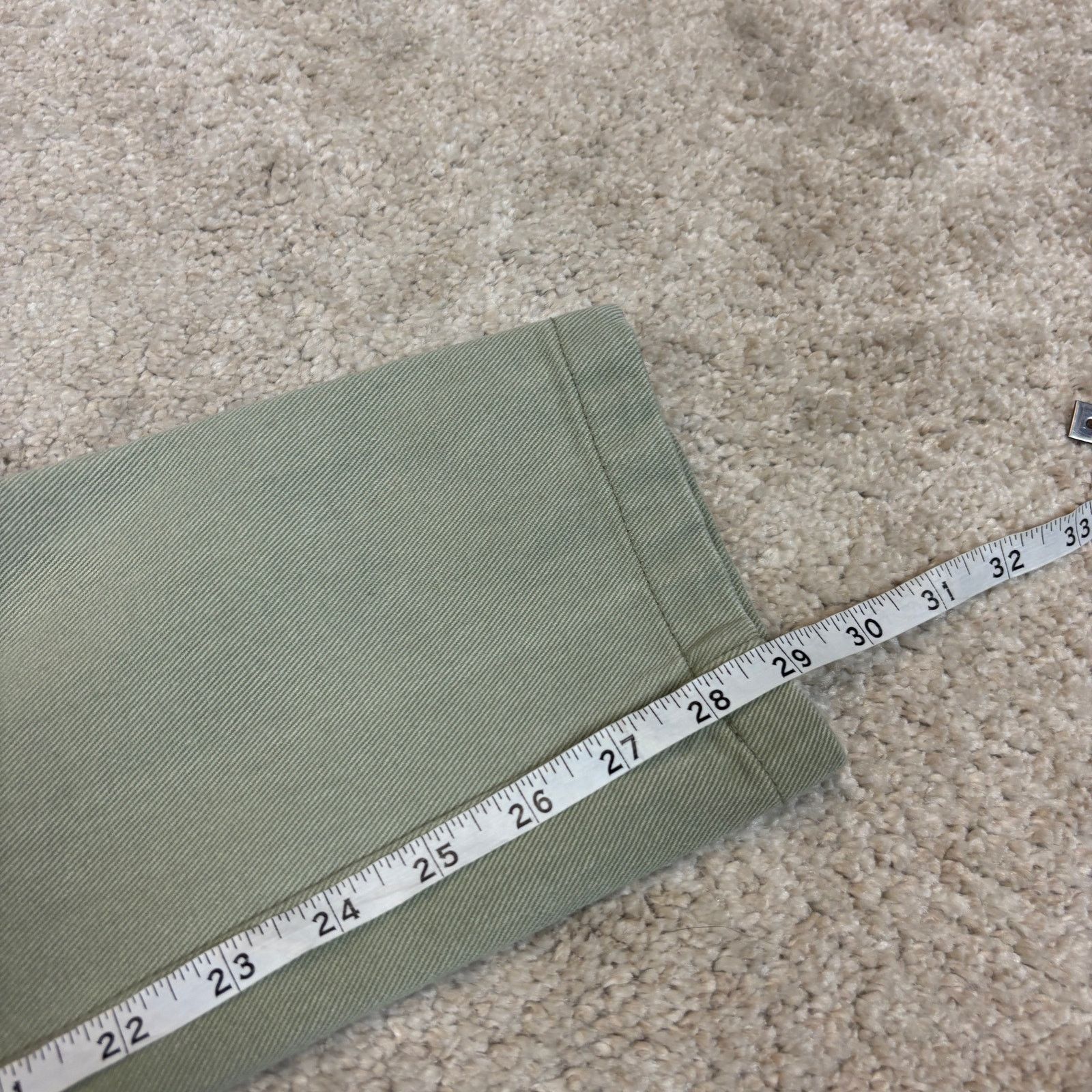 Alex Crane Alex Crane Canvas Cham Green Chino Pants Men's 28x29 Size US 28 / EU 44 - 8 Thumbnail