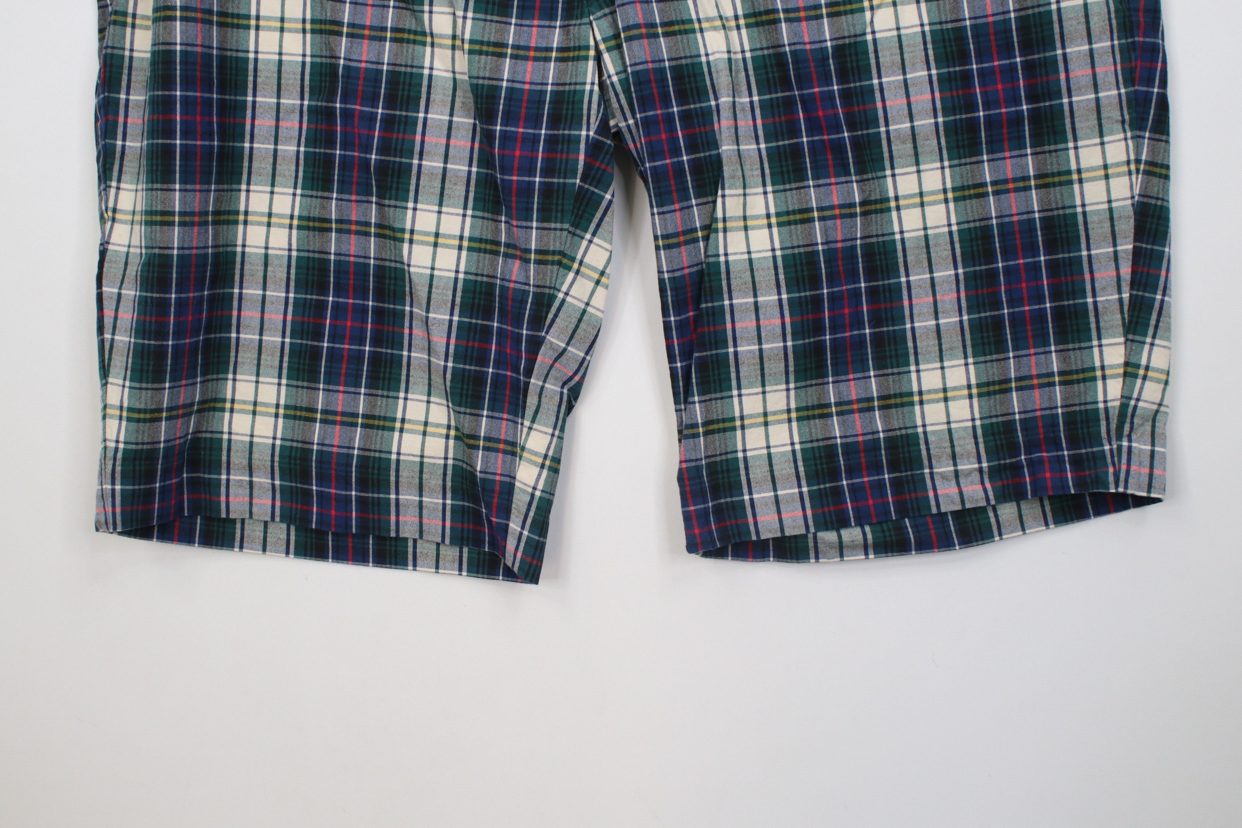 Polo Ralph Lauren Vintage 90s Ralph Lauren Chino Golf Shorts Cotton Plaid Size US 40 / EU 56 - 4 Thumbnail