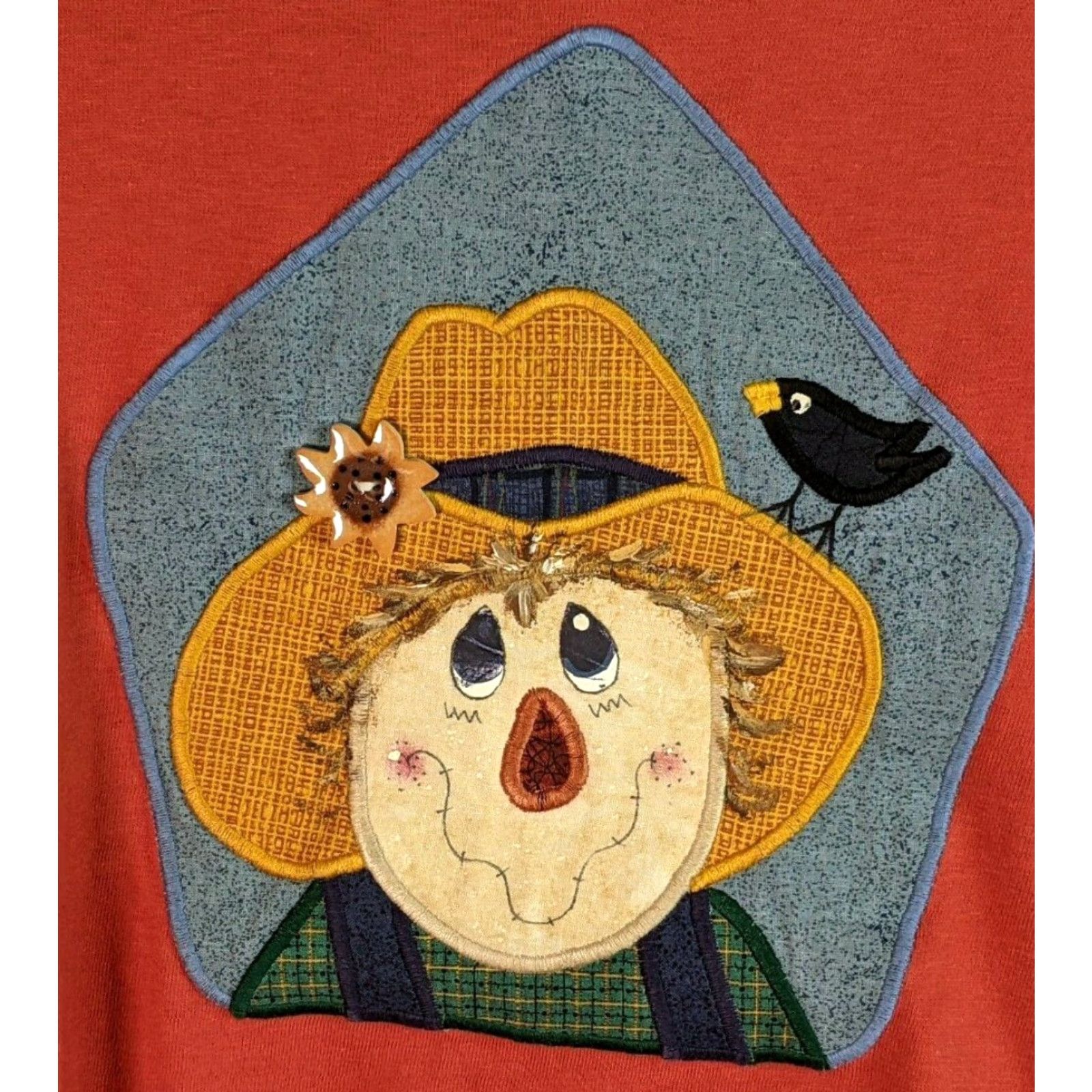 Hanes Hanes Beefy Adult XL 46-48 Cotton Fall Autumn Halloween Scarecrow T-Shirt KP21 Shirt Men XL Orange Halloween Fall/Autumn Mens Size US XL / EU 56 / 4 - 4 Thumbnail
