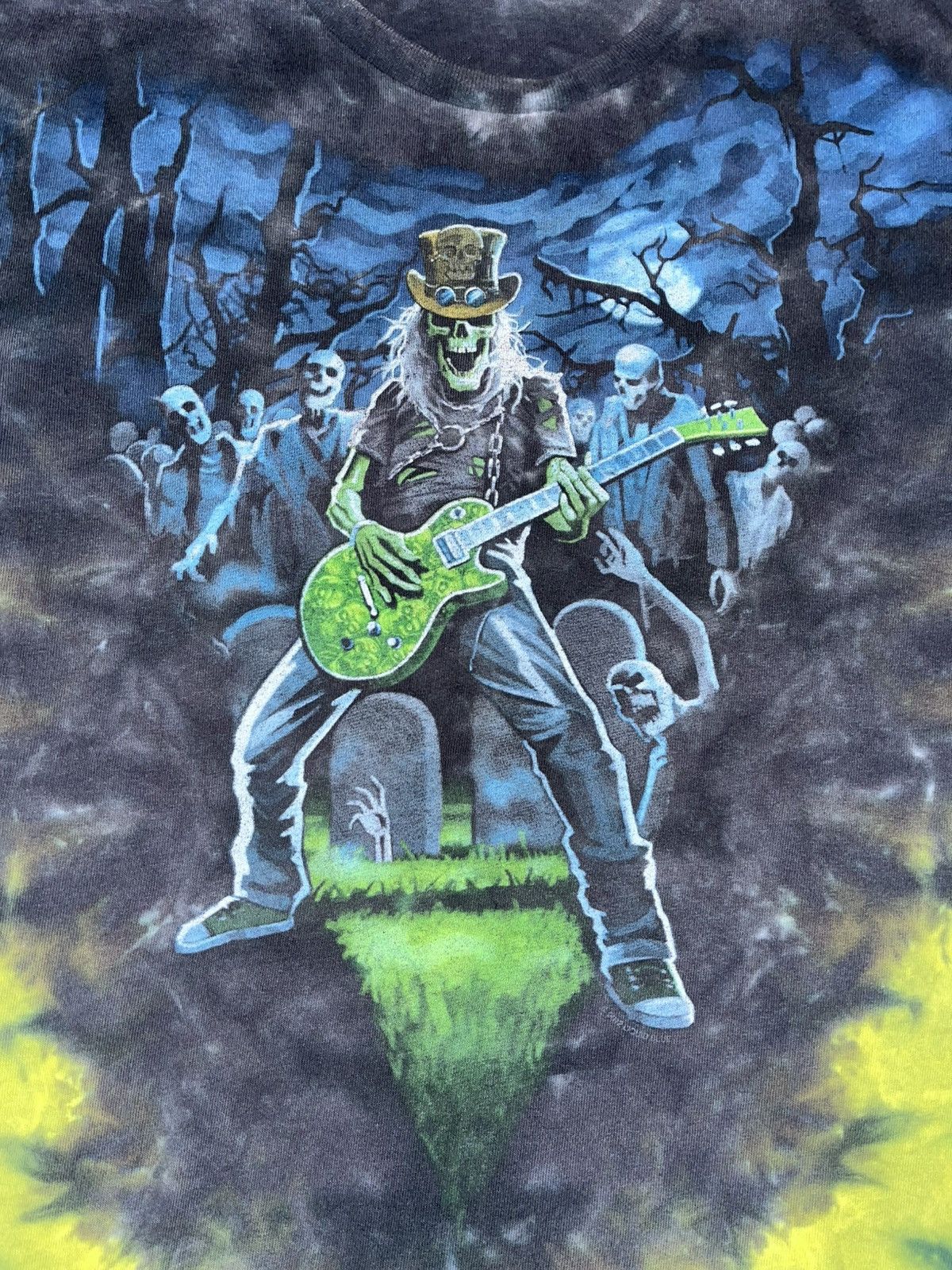 Unsound Rags Crazy Y2K Faded Thrashed ERD Skater Grunge Dyed Zombie Tee Size US L / EU 52-54 / 3 - 2 Thumbnail