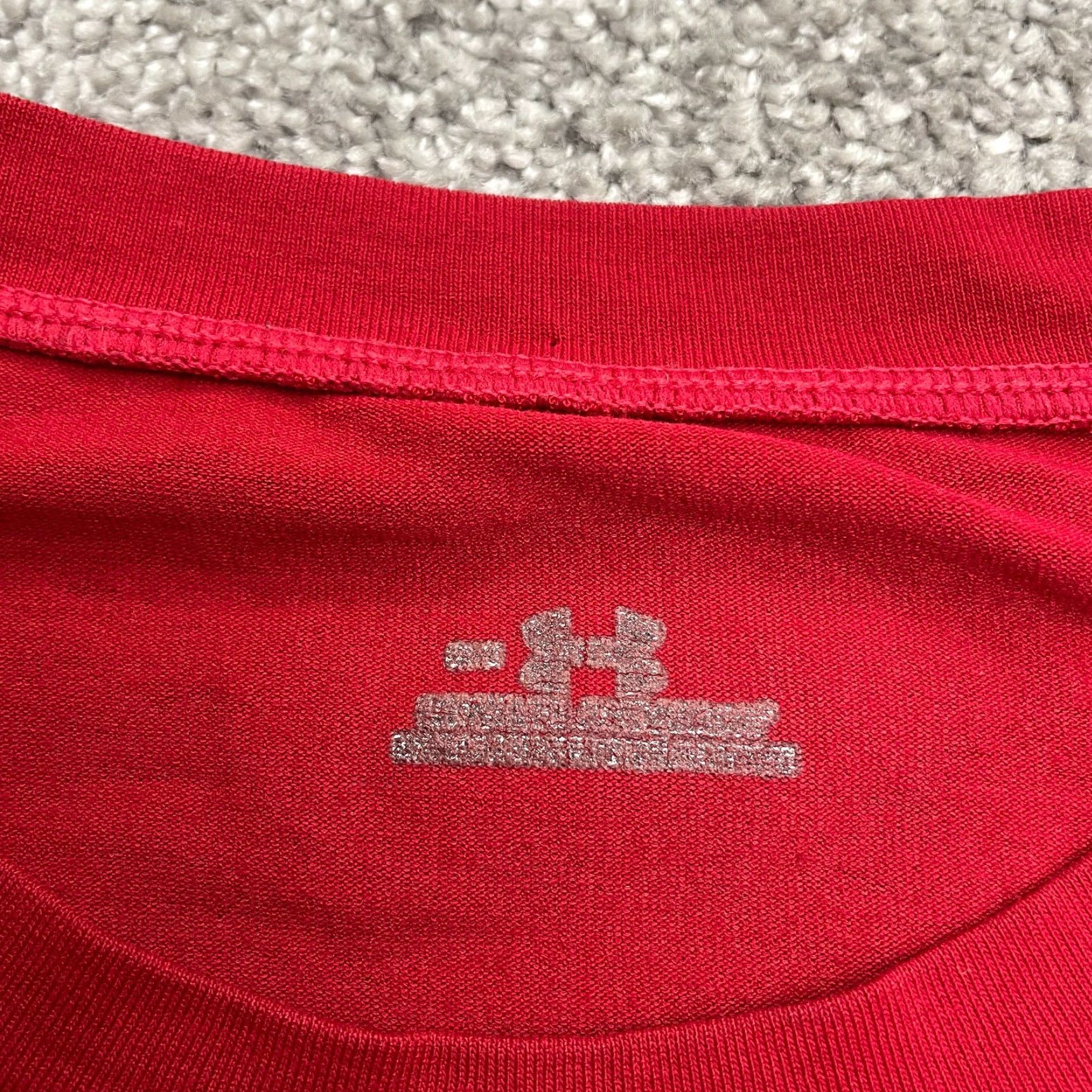 George Under Armour T-Shirt Mens Large Orange Long Sleeve Crew Neck Casual Active Tee Top Size US L / EU 52-54 / 3 - 5 Thumbnail